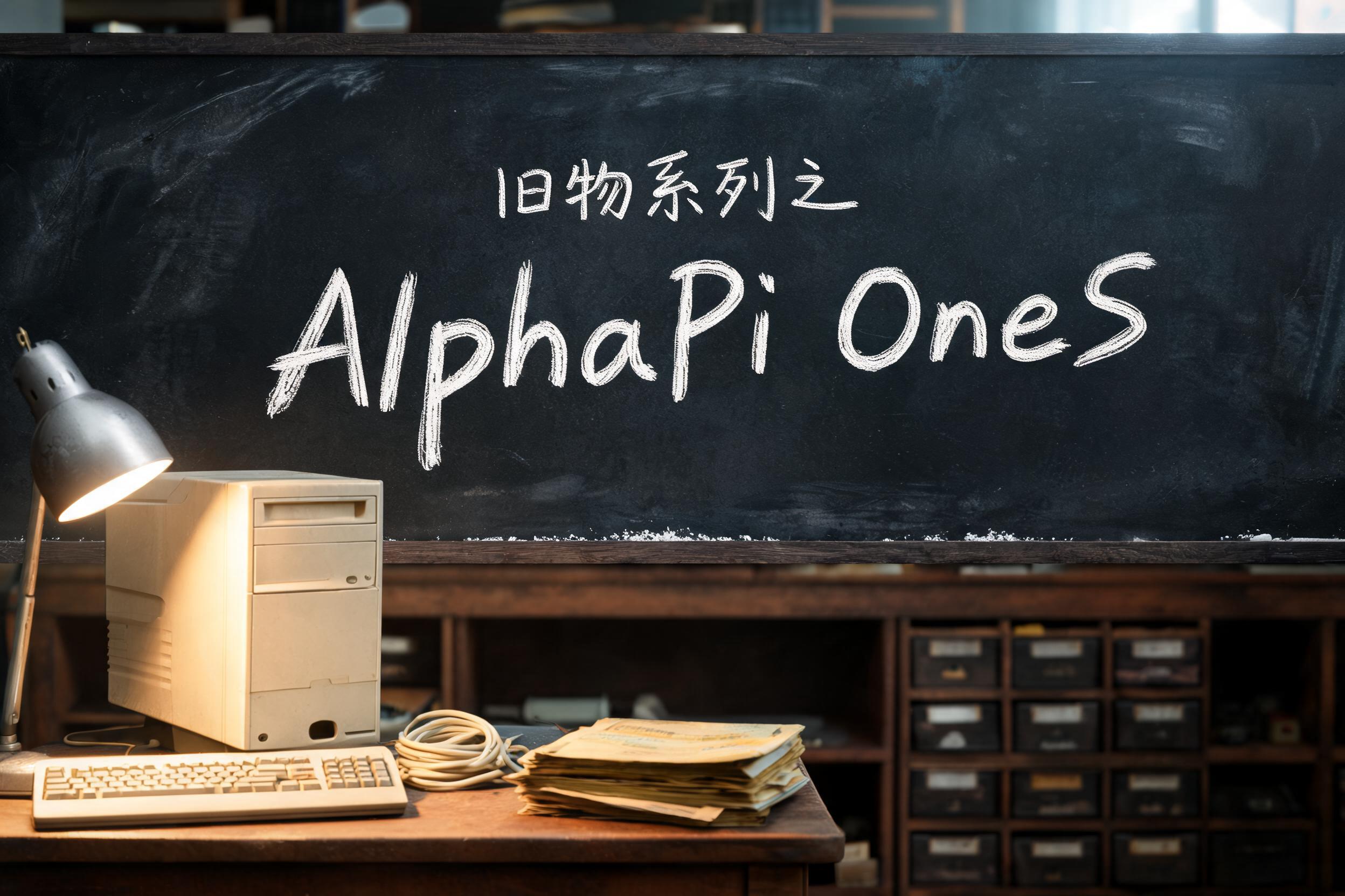 "旧物系列之
AlphaPi OneS" —  | AI Text Effect Generator