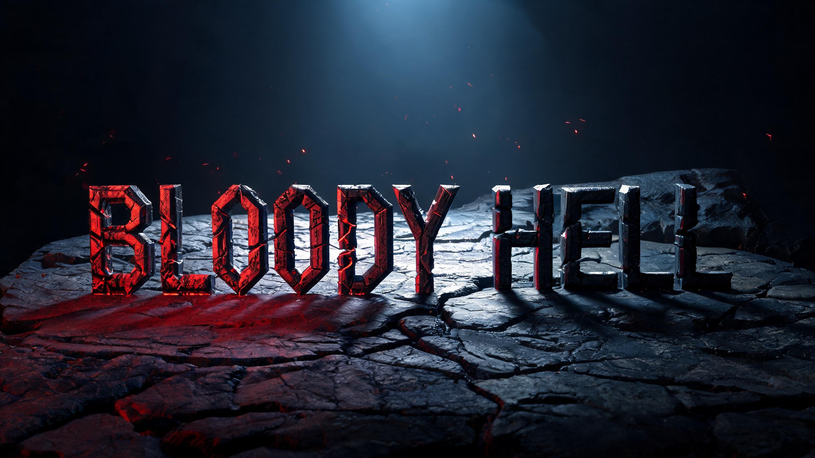 "BLOODY HELL" — Viking Runic | AI Text Effect Generator