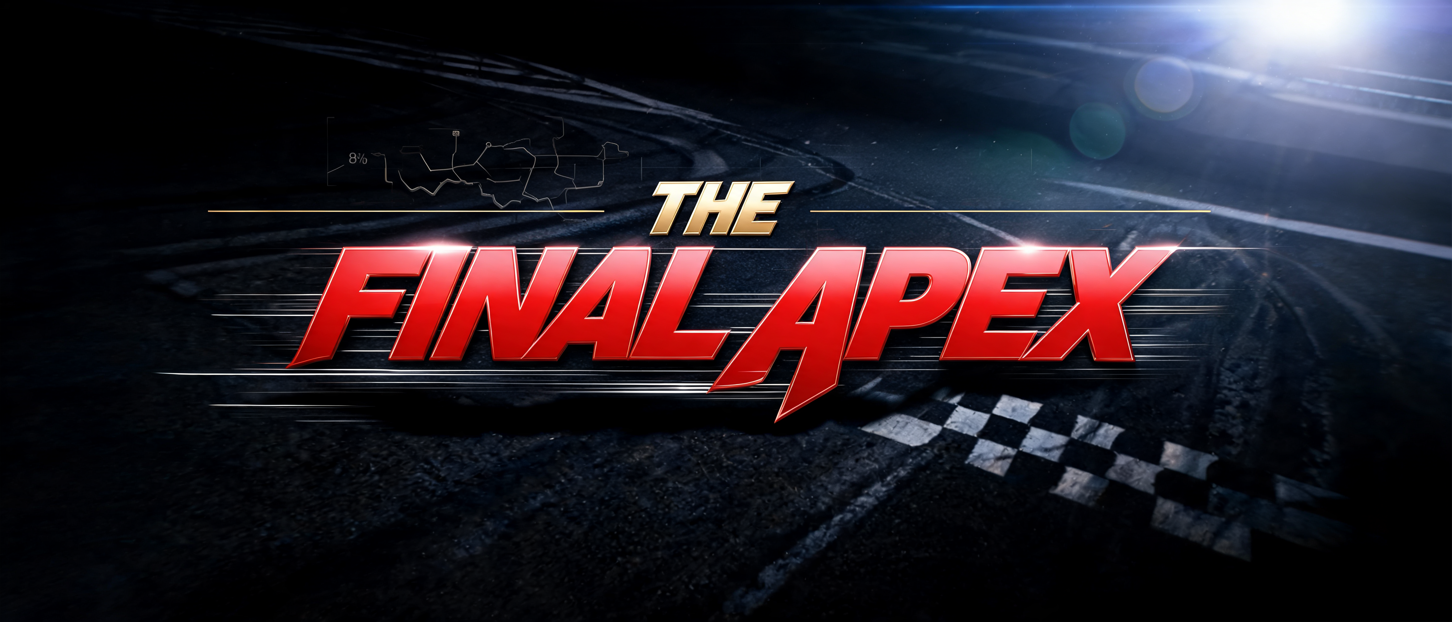 "THE
FINAL APEX" — Racing | AI Text Effect Generator