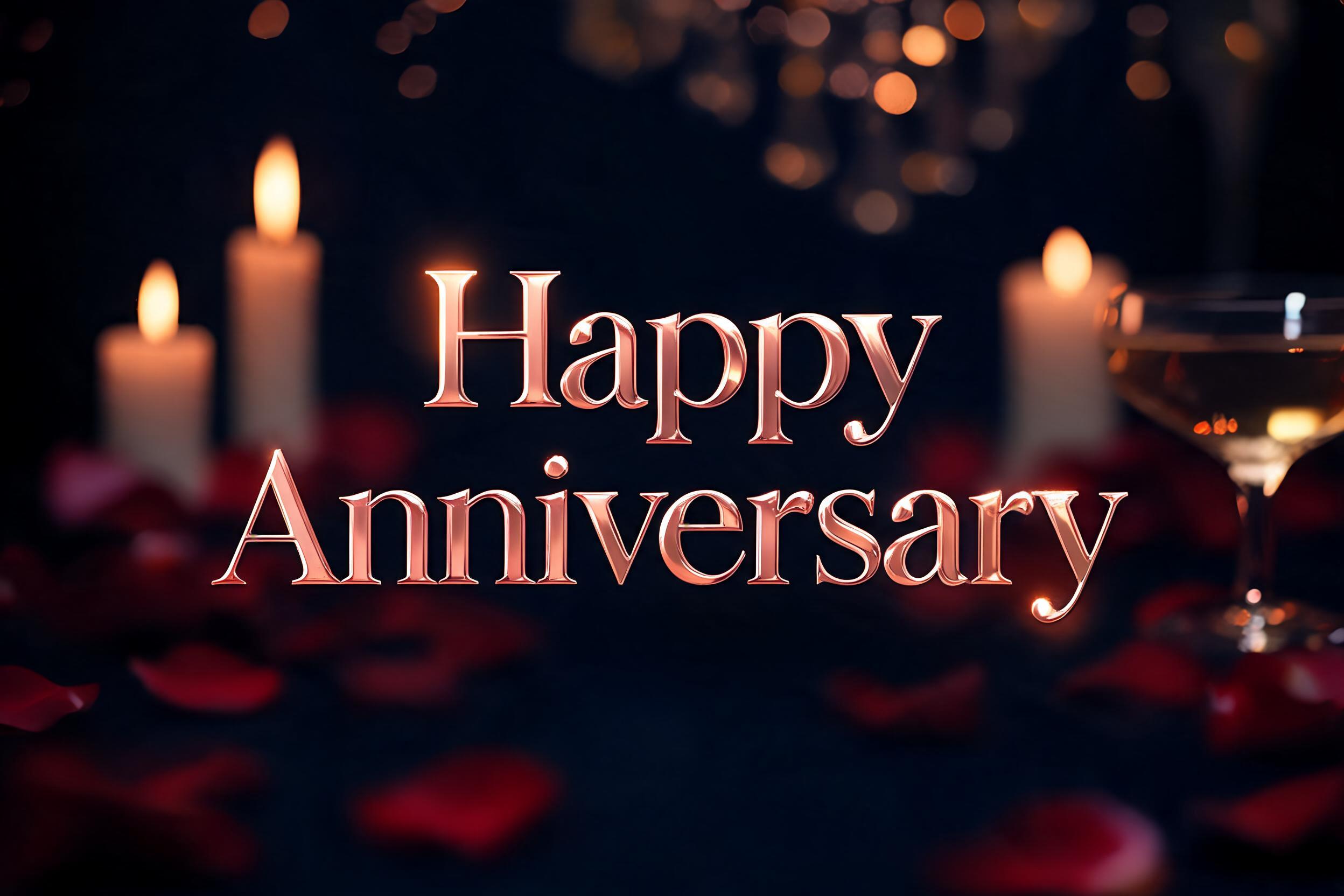 "Happy Anniversary" — Anniversary | AI Text Effect Generator