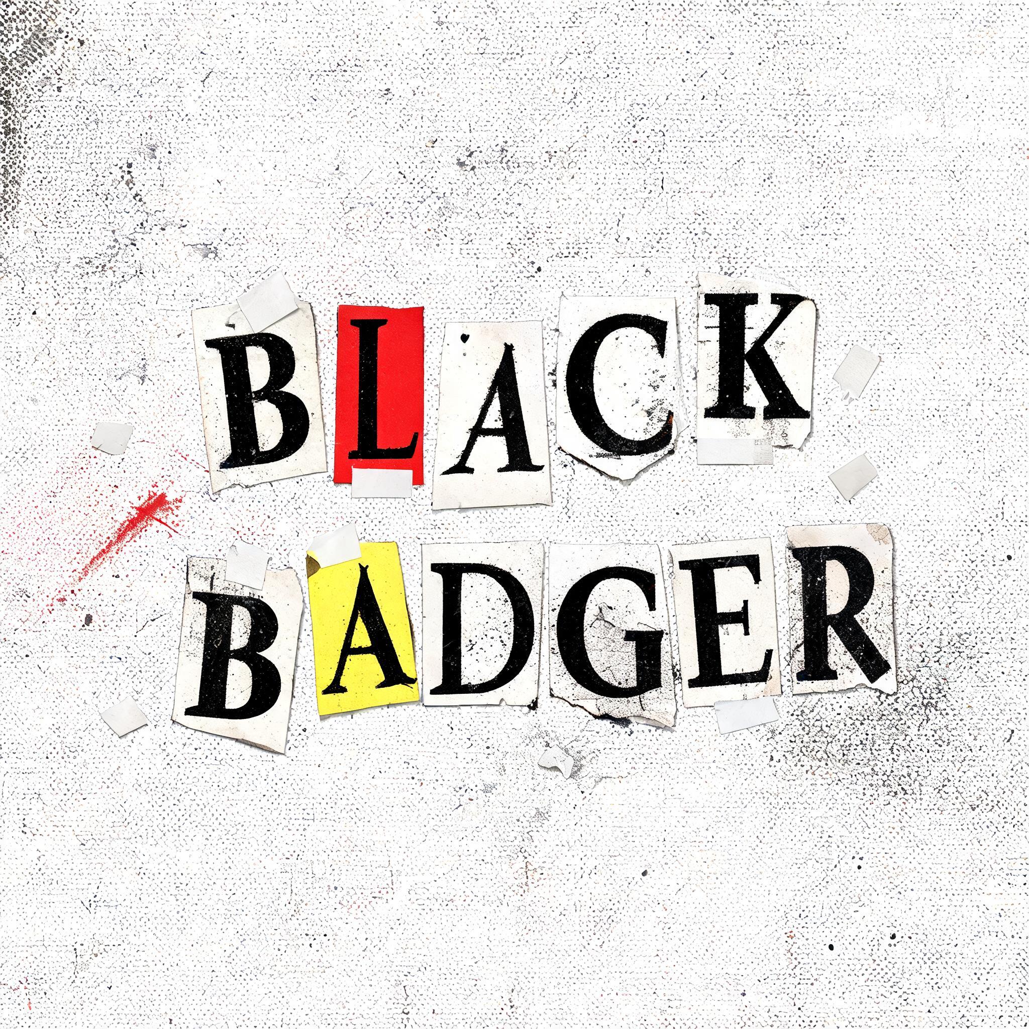 "BLACK BADGER" — Grunge | AI Text Effect Generator