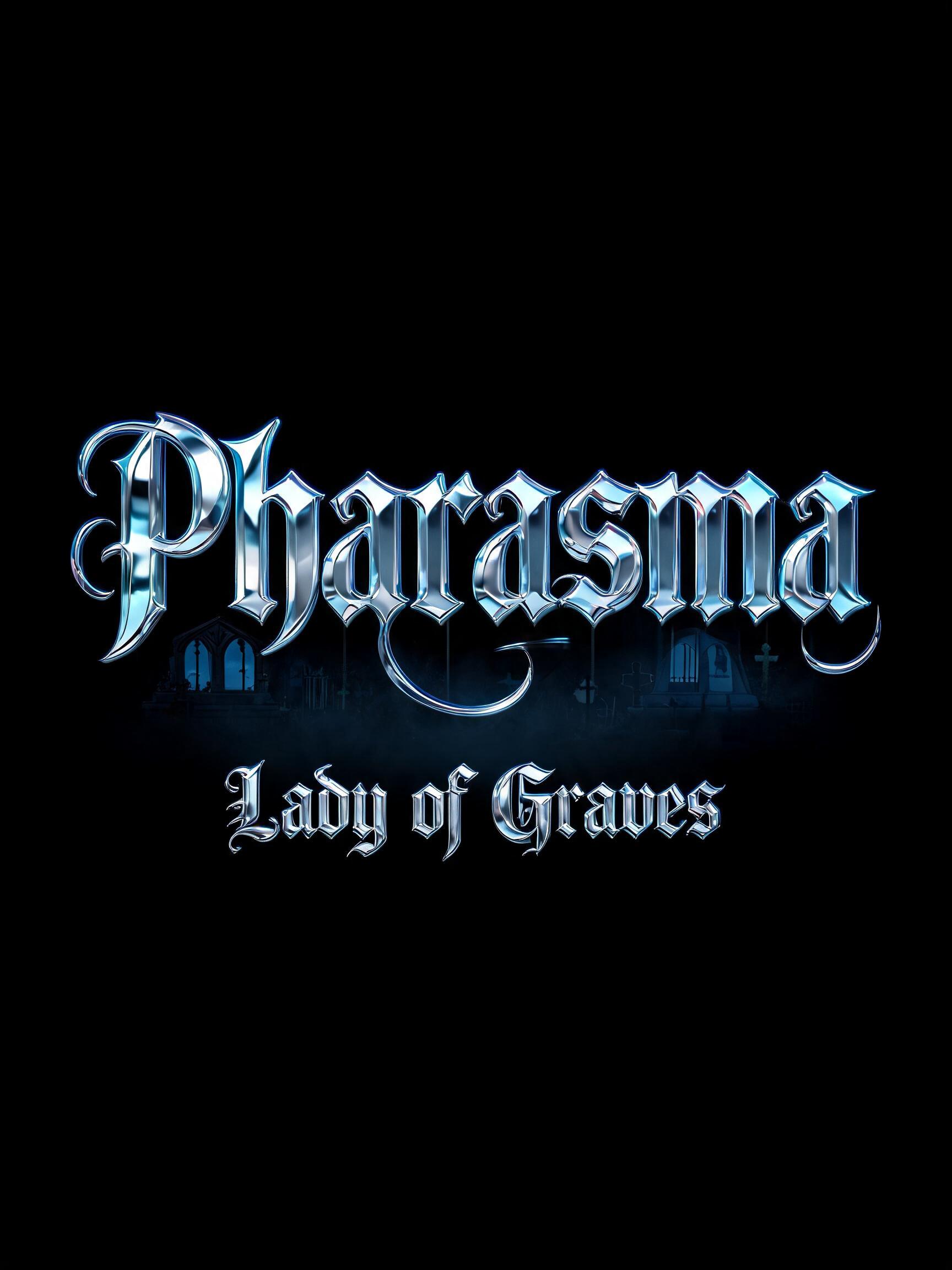 "Pharasma
Lady of Graves" — Chrome Metal 3d | AI Text Effect Generator