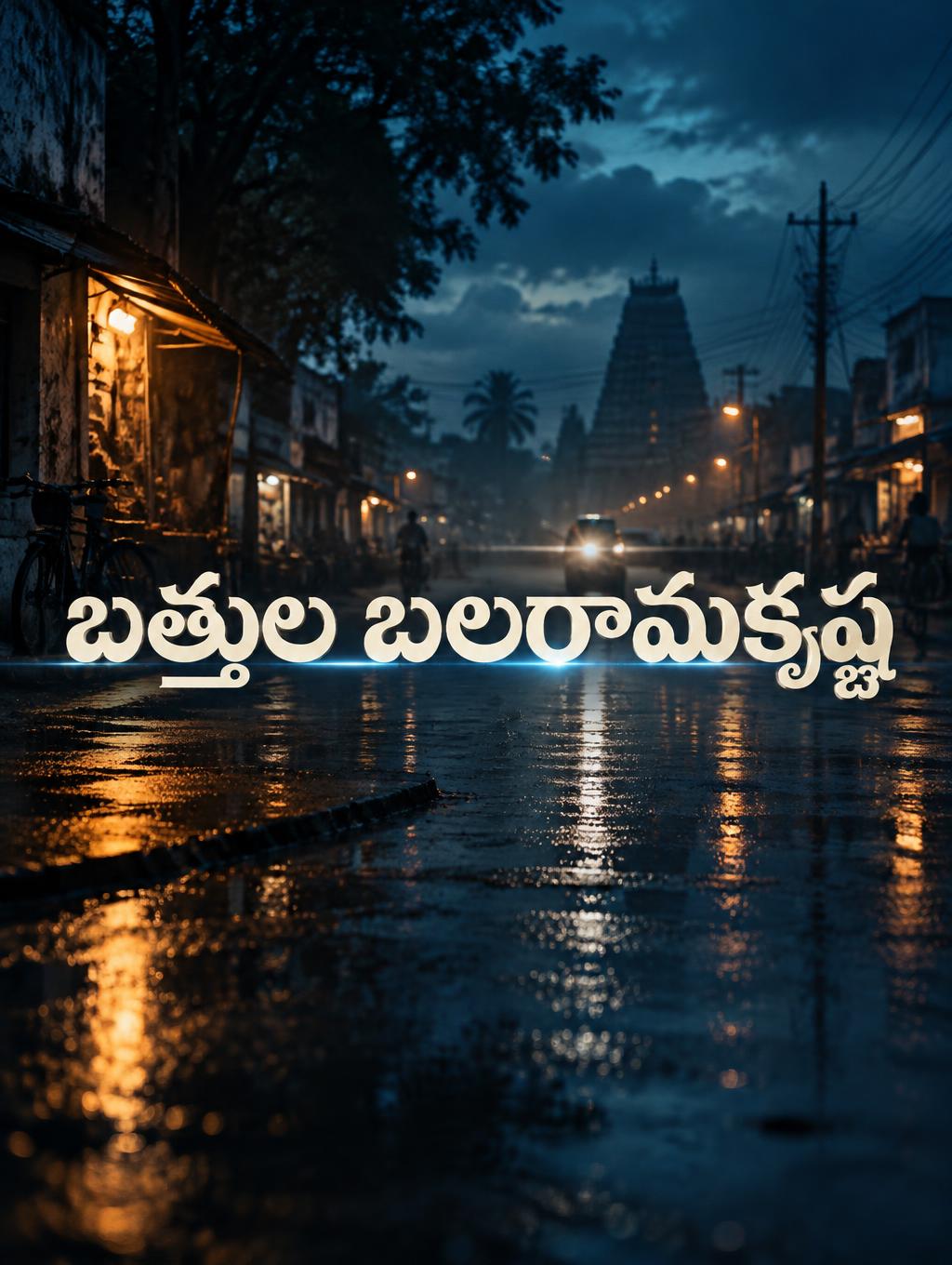"బత్తుల బలరామకృష్ణ" — Cinematic Netflix | AI Text Effect Generator