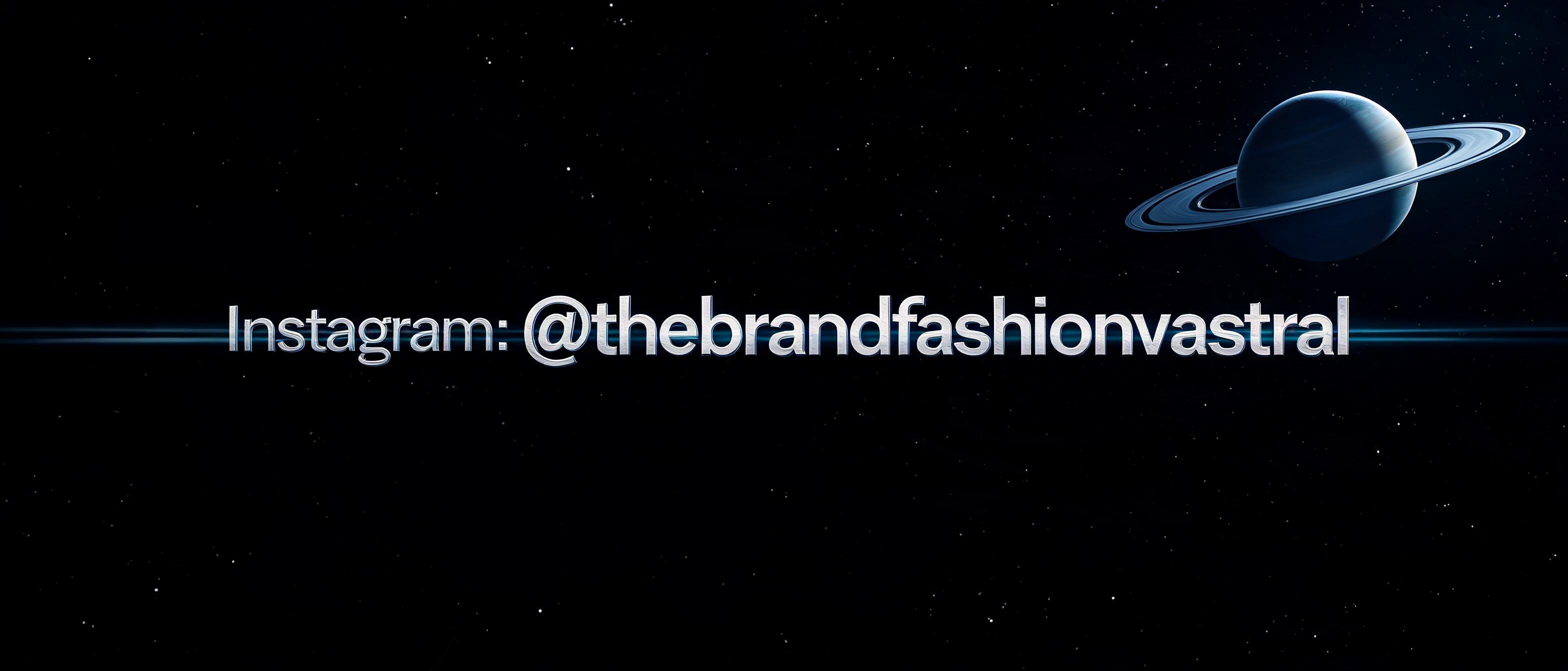 "Instagram: @thebrandfashionvastral" — Cinematic Scifi | AI Text Effect Generator