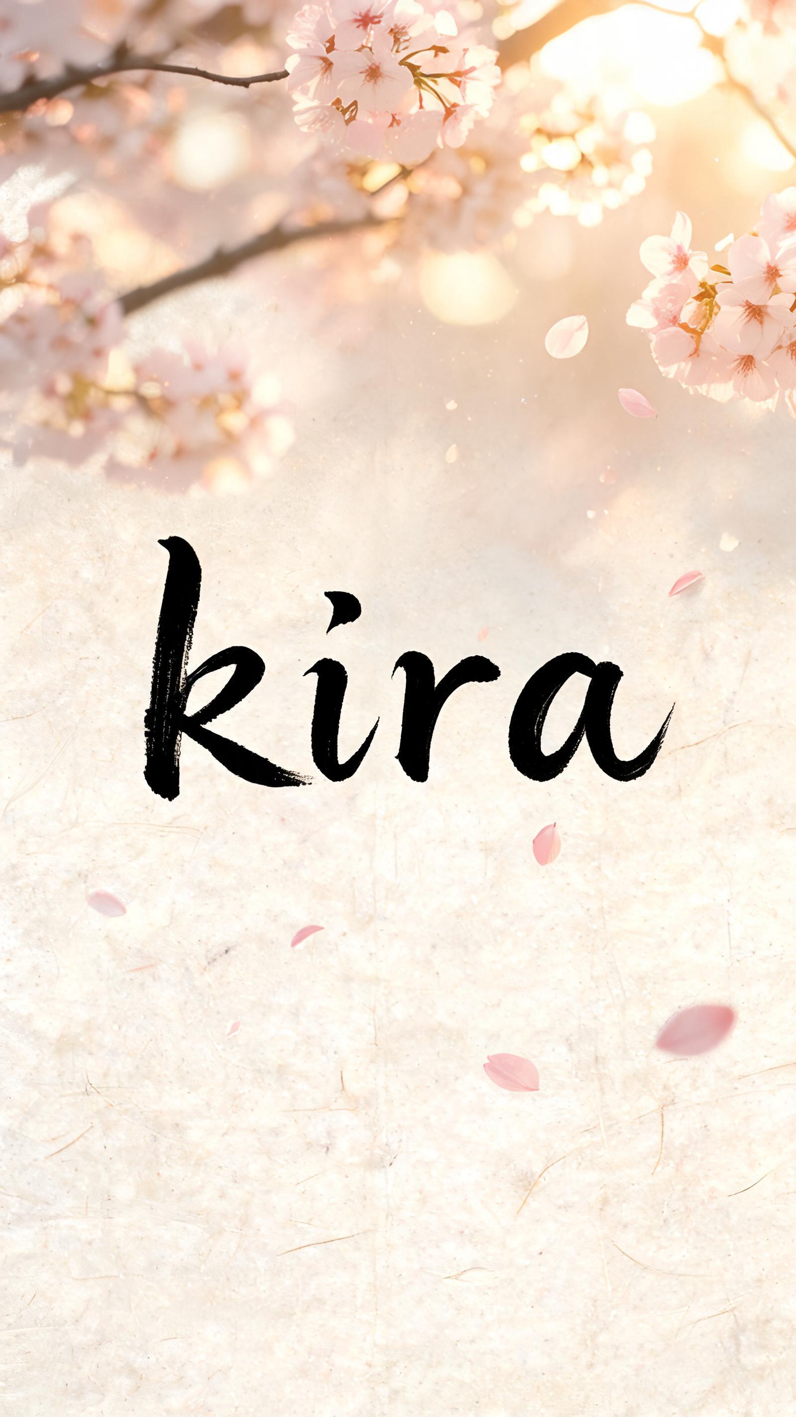 "kira" — Brush Japanese Ink | AI Text Effect Generator