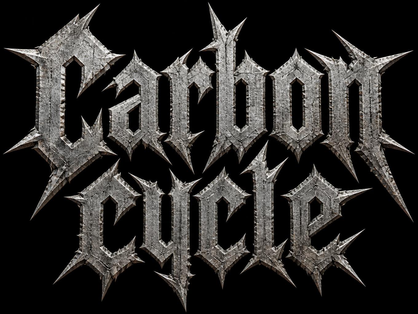 "Carbon cycle" — Gothic | AI Text Effect Generator