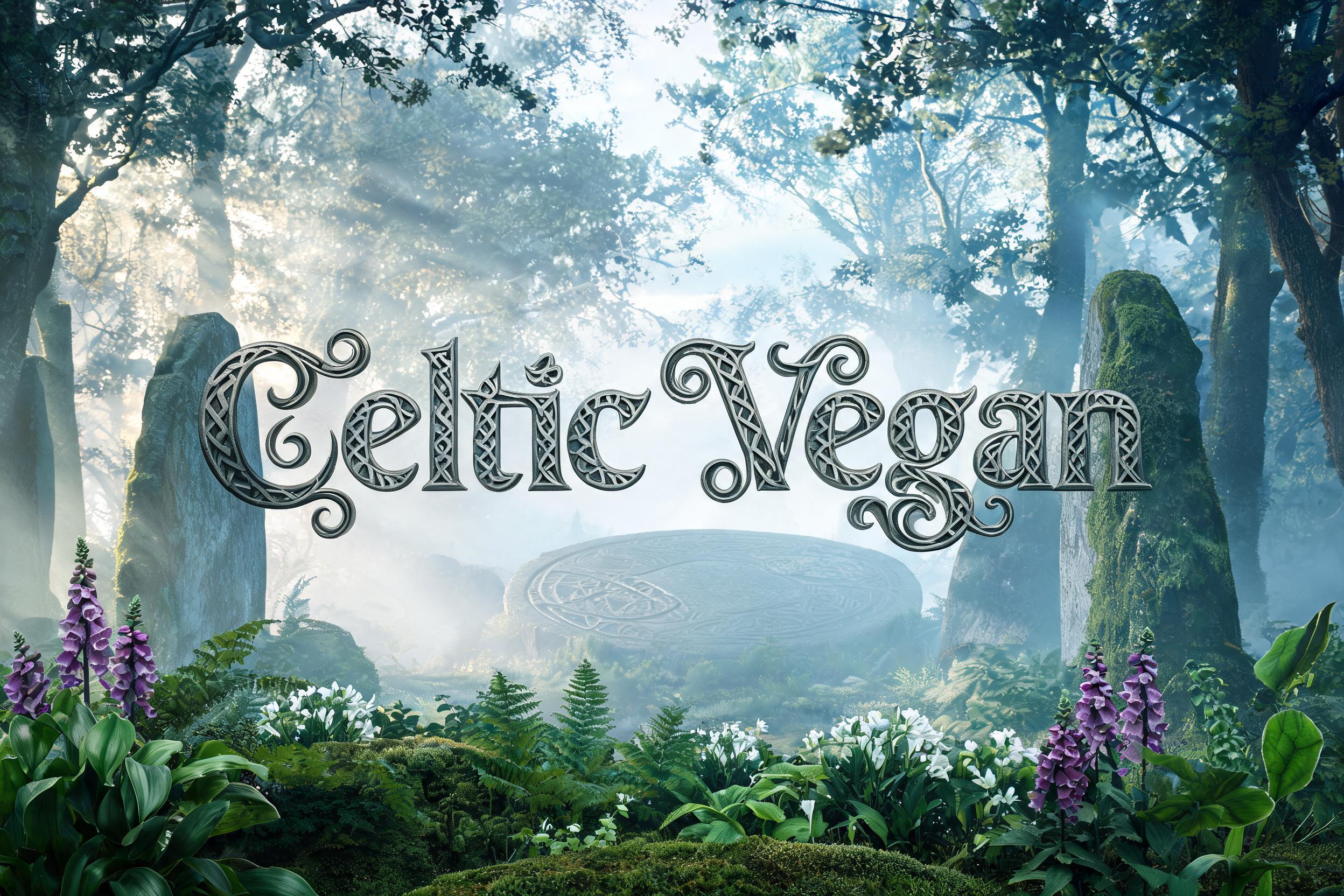 "Celtic Vegan" —  | AI Text Effect Generator
