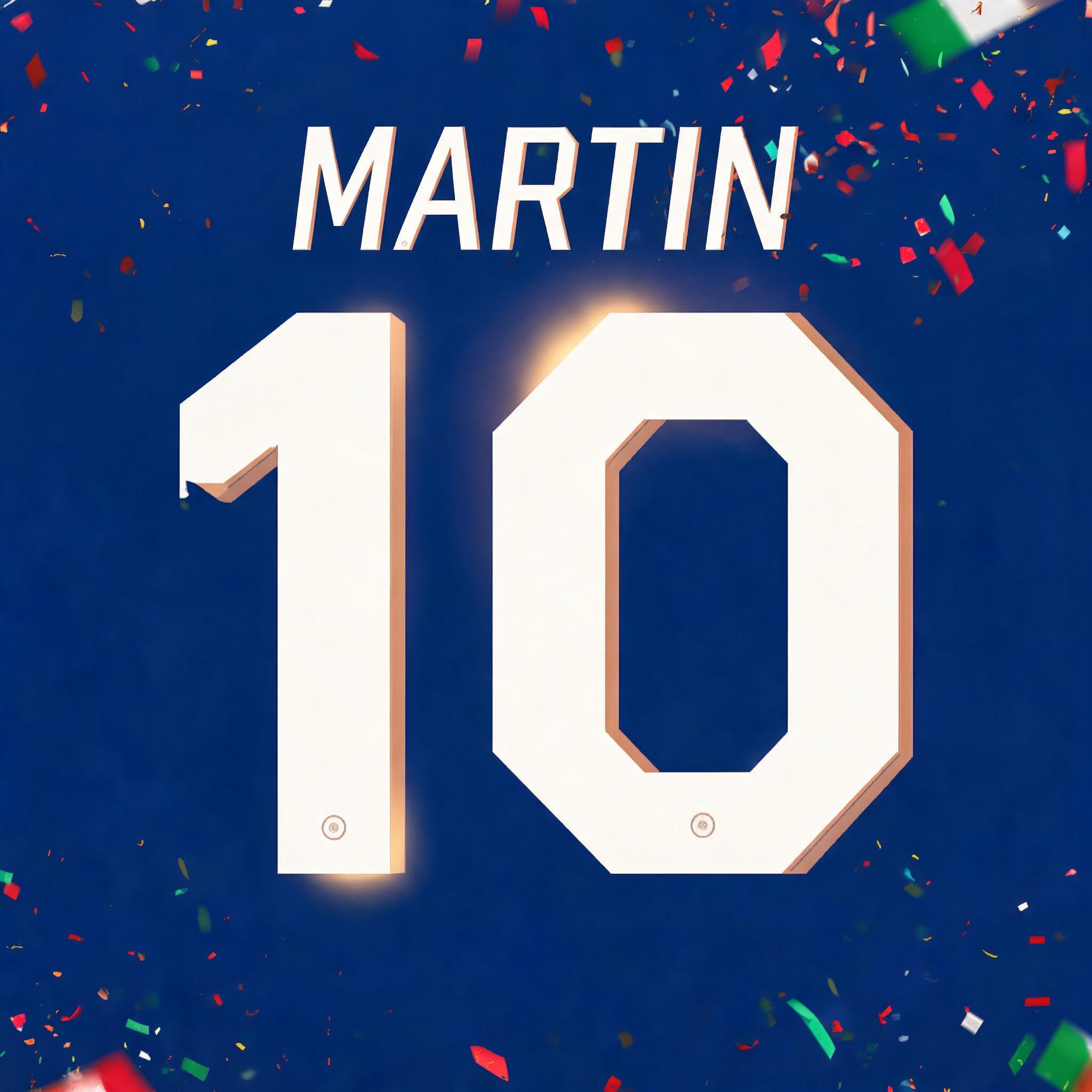 "MARTIN
10" — Sports Football | AI Text Effect Generator
