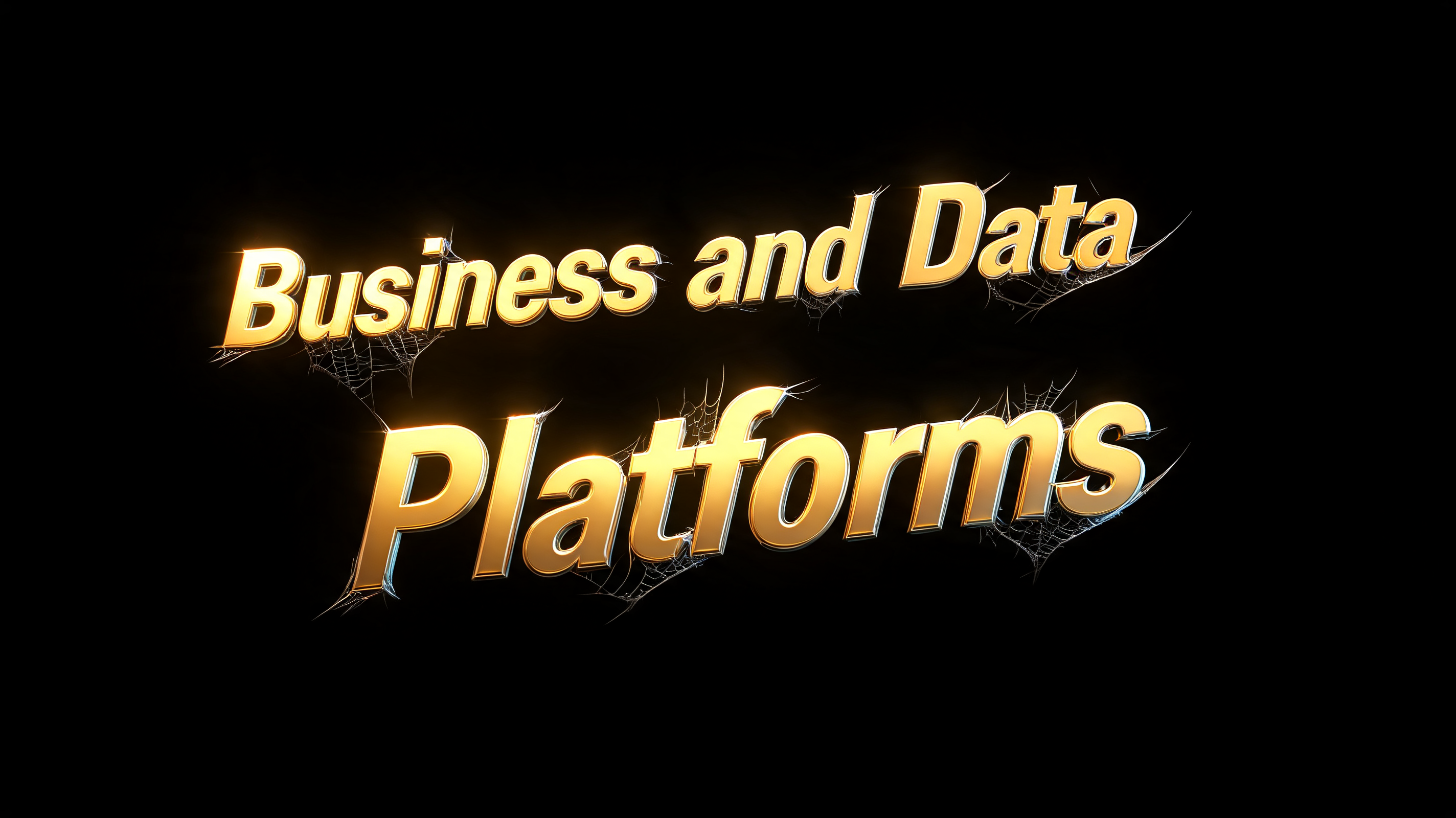 "Business and Data Platforms" — Spider Hero | AI Text Effect Generator