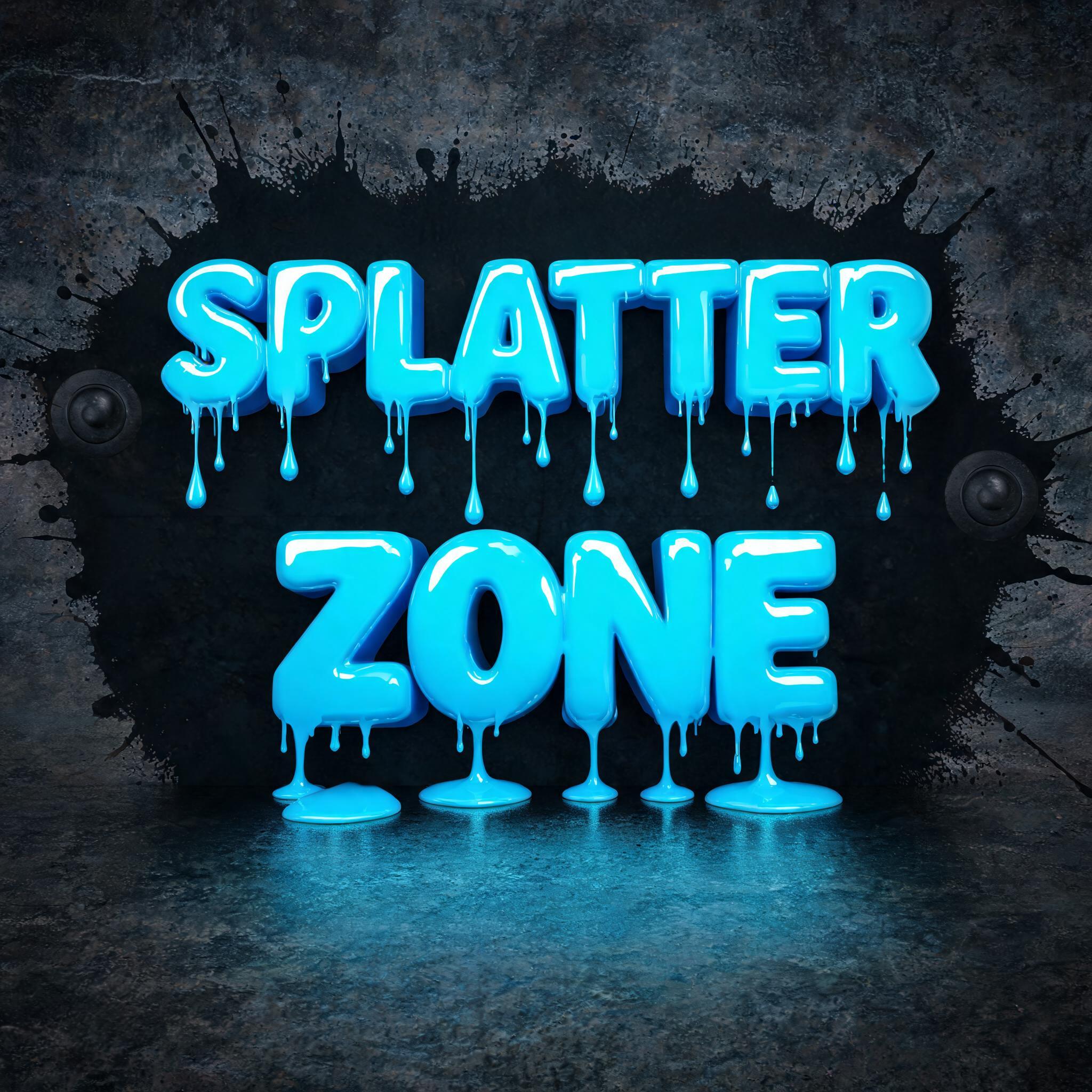 "SPLATTER
ZONE" — Drip Font | AI Text Effect Generator