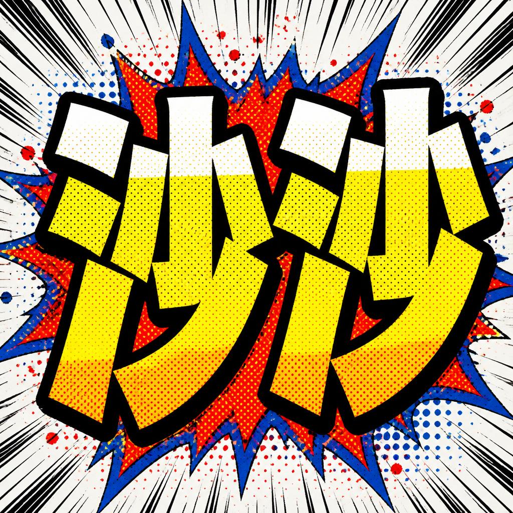 "沙沙" — Comic Book | AI Text Effect Generator