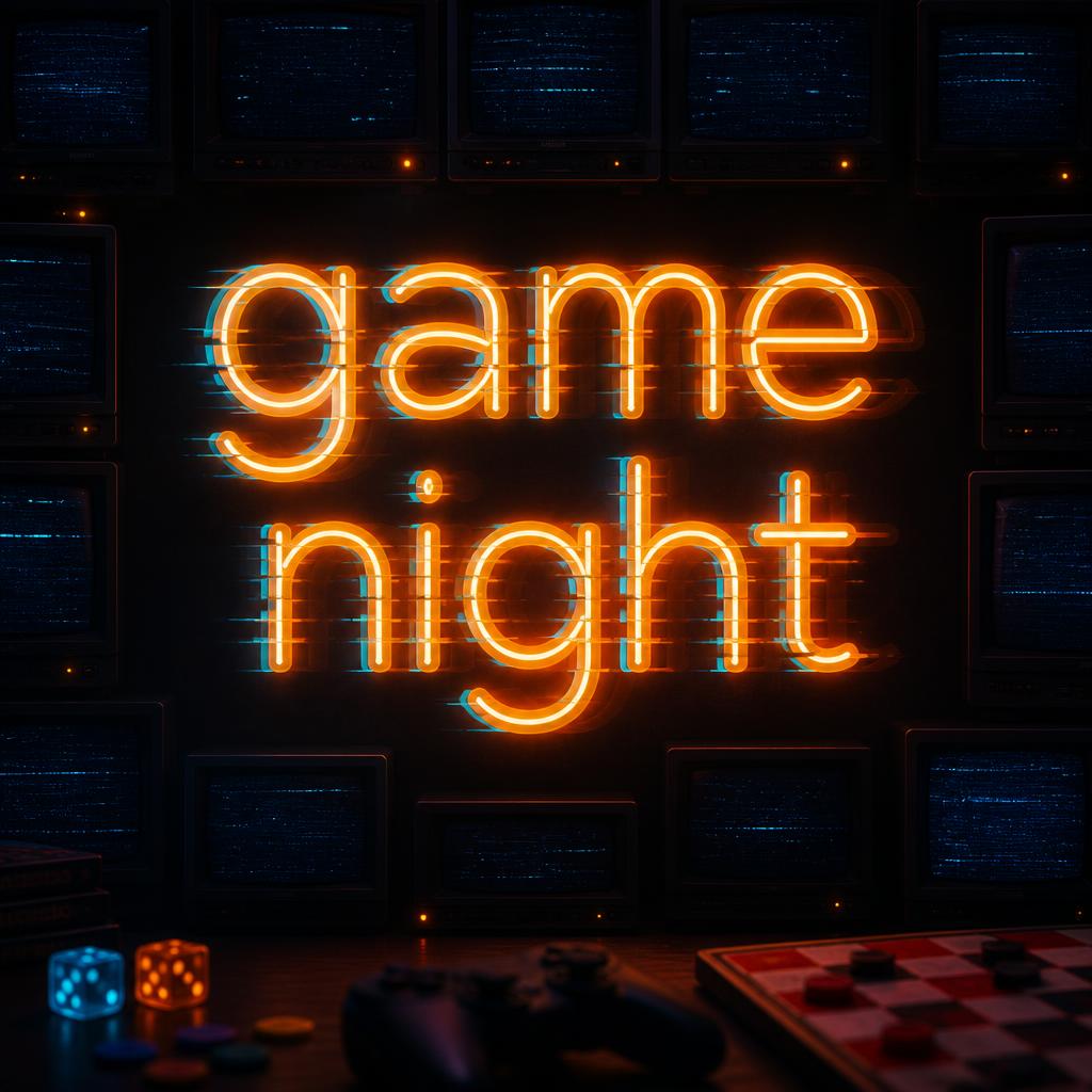 "game night" —  | AI Text Effect Generator