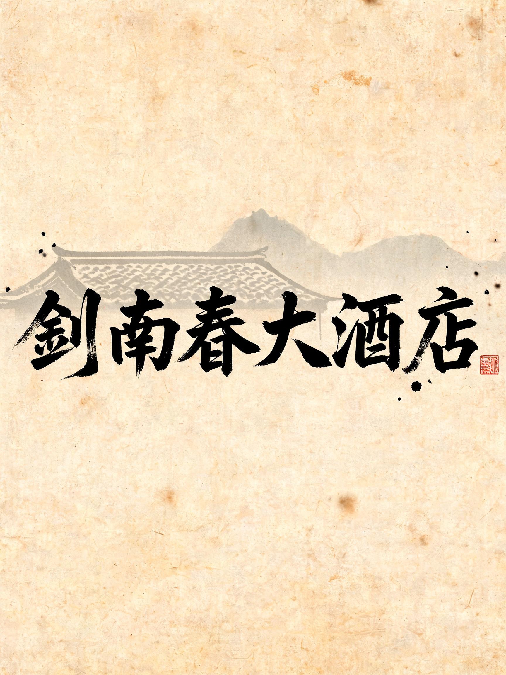 "剑南春大酒店" — Brush Chinese Ink | AI Text Effect Generator