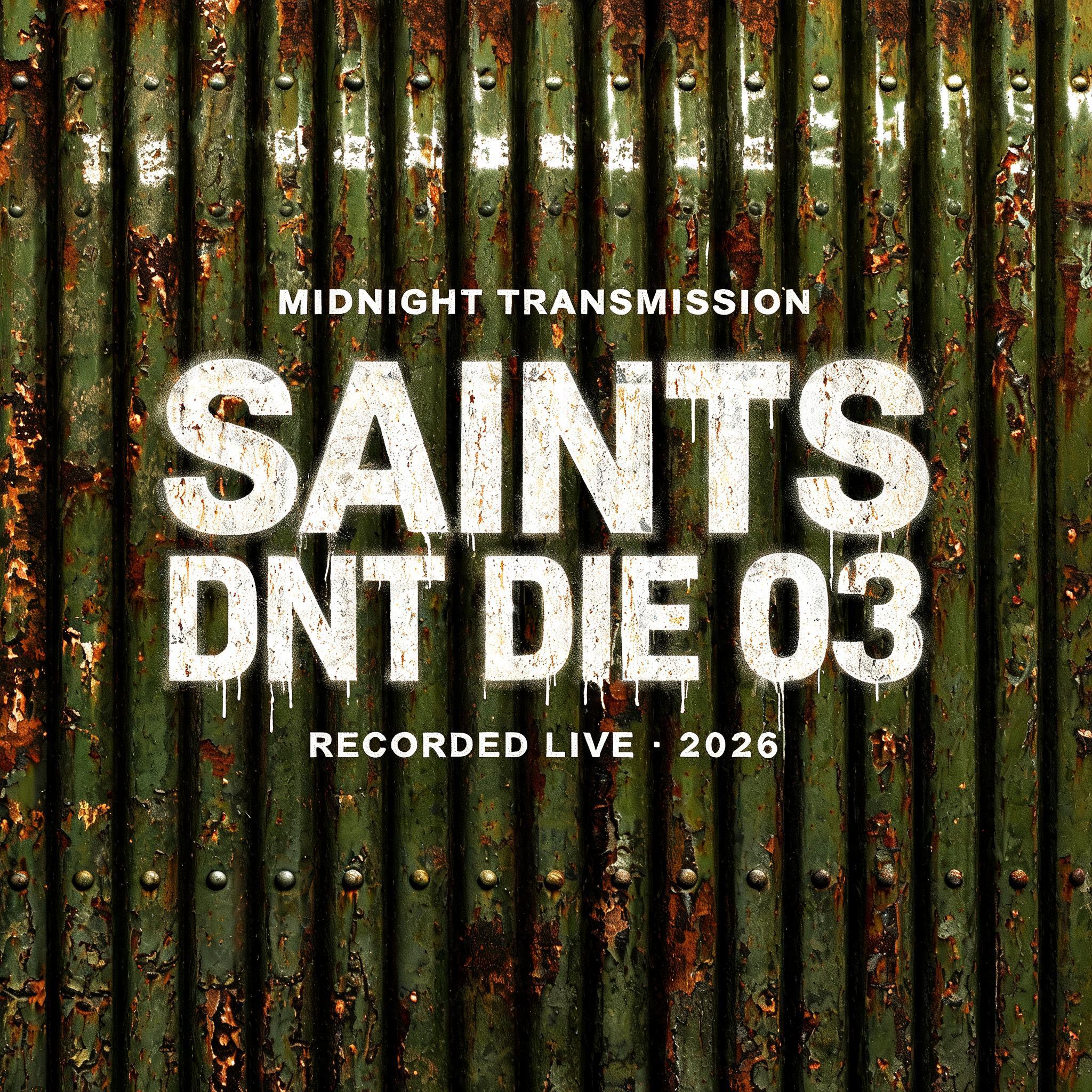 "SAINTS DNT DIE 03" — Stencil | AI Text Effect Generator