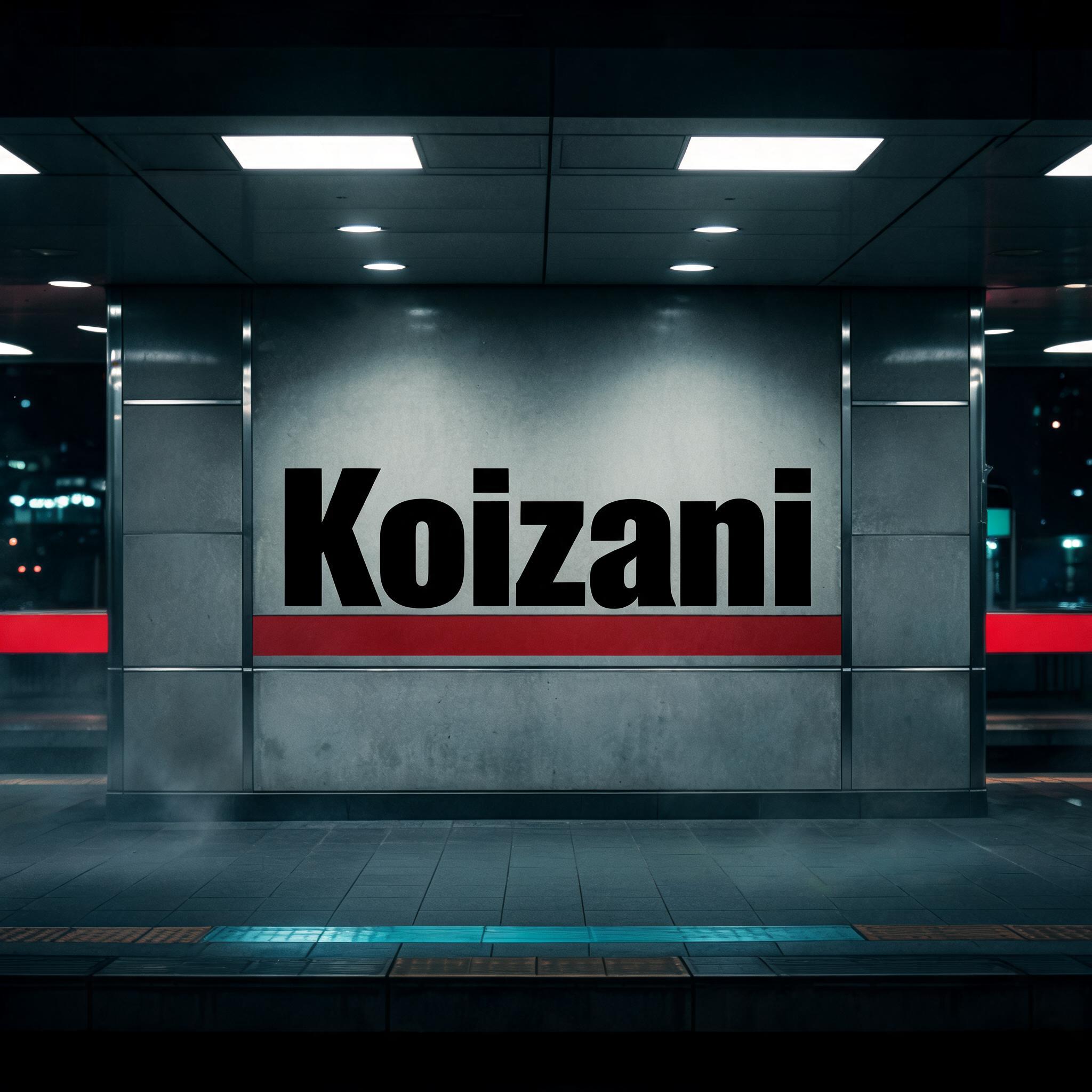 "Koizani" —  | AI Text Effect Generator
