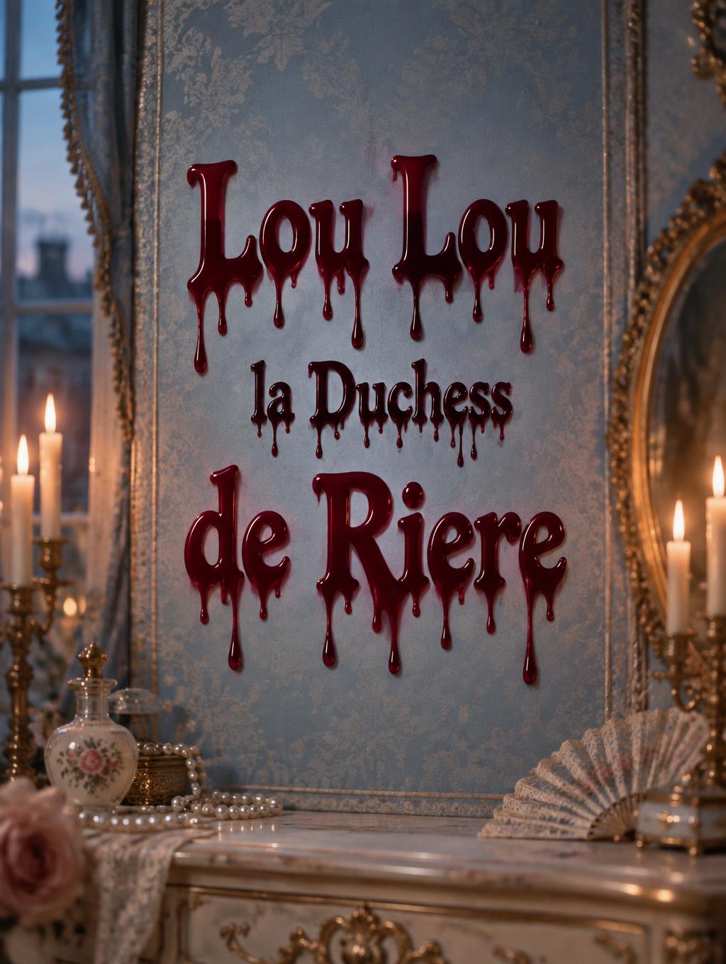 "Lou Lou
la Duchess
de Riere" —  | AI Text Effect Generator