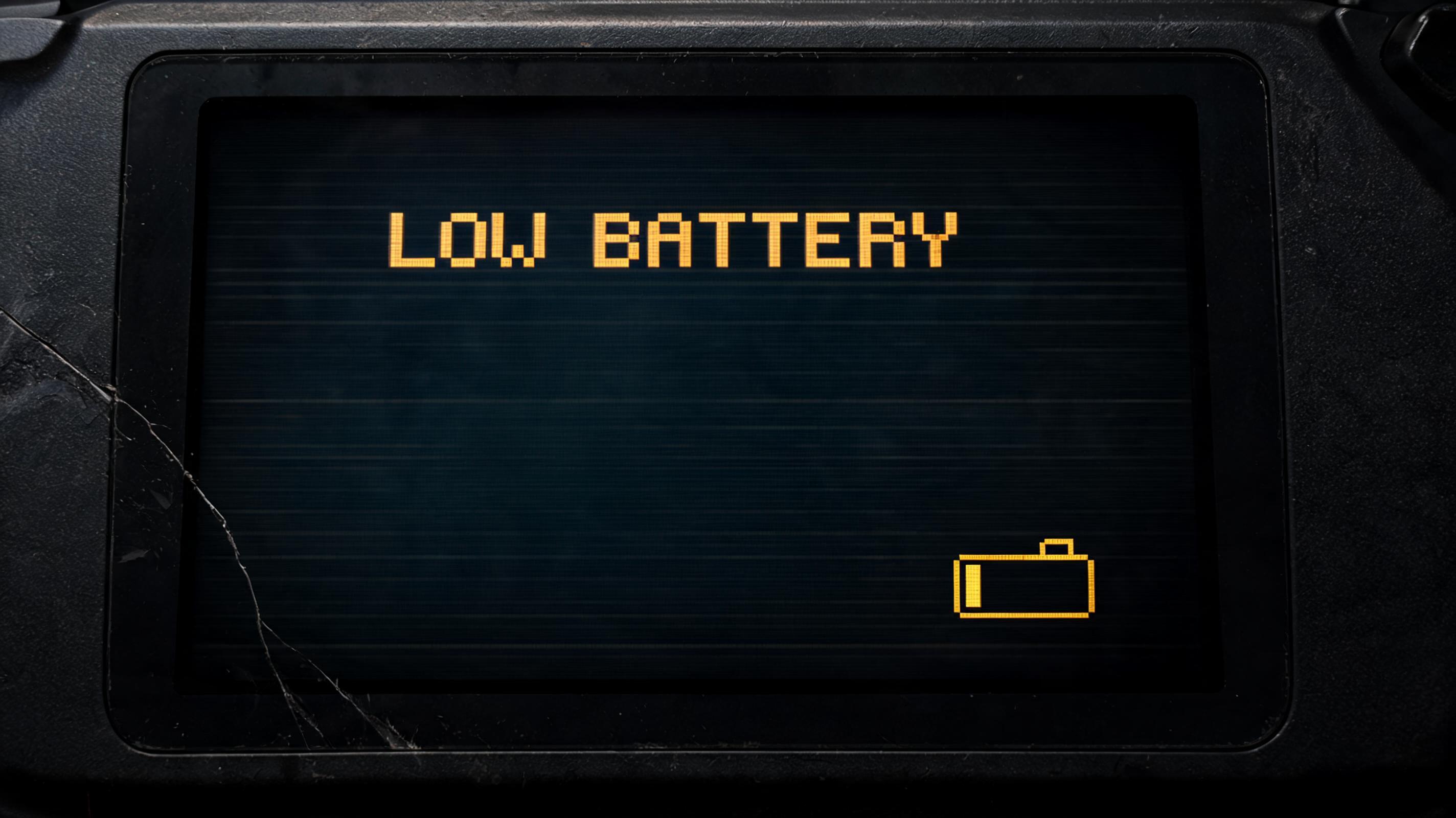 "LOW BATTERY" —  | AI Text Effect Generator