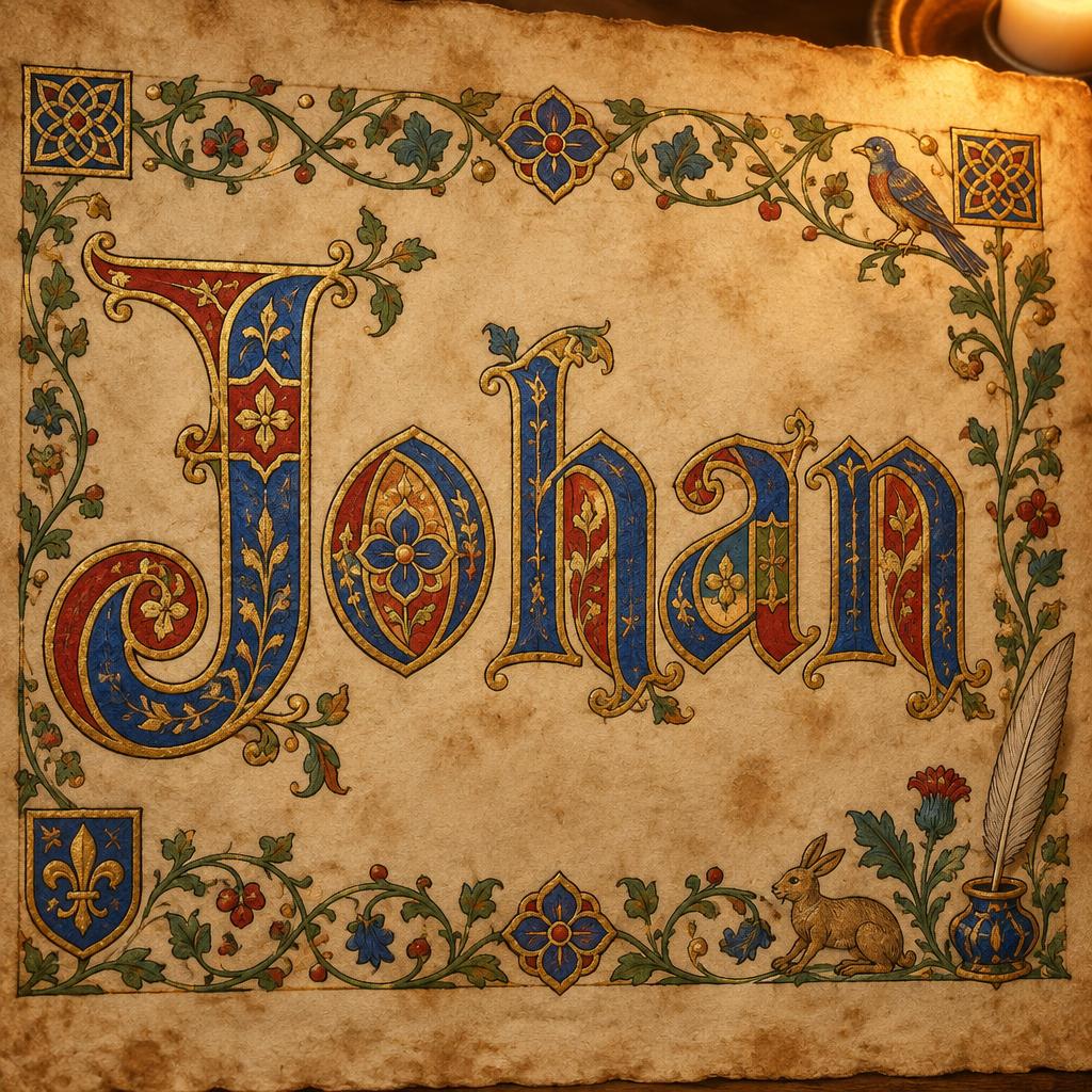 "Johan" — Medieval | AI Text Effect Generator