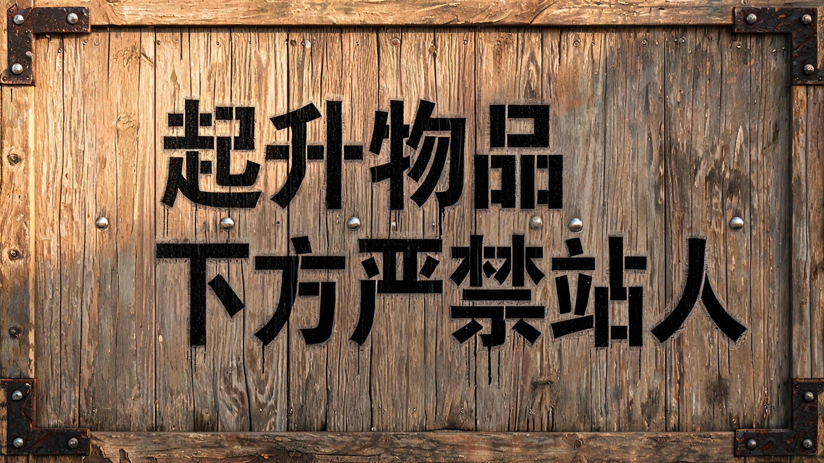 "起升物品下方严禁站人" — Stencil | AI Text Effect Generator