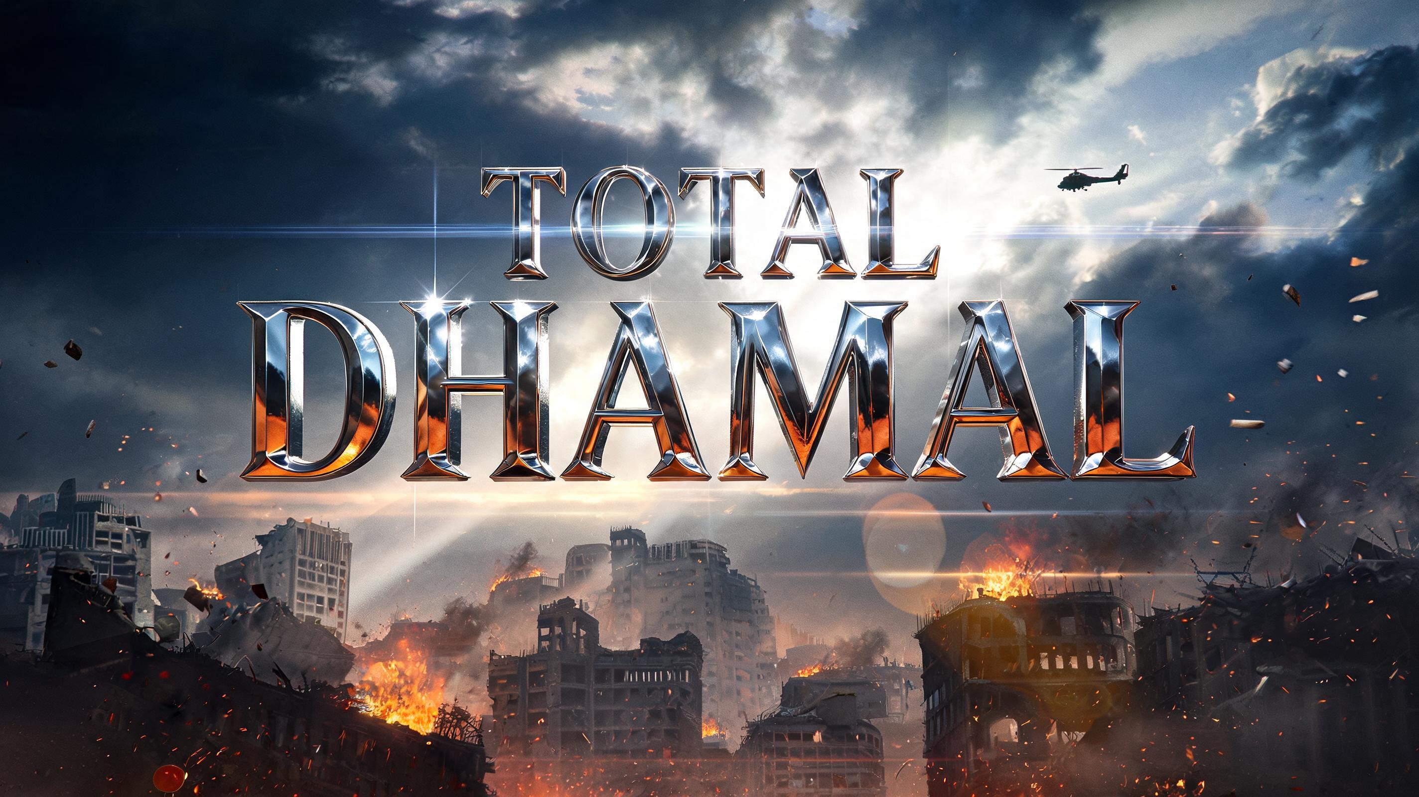 "Total dhamal" — Cinematic Blockbuster | AI Text Effect Generator