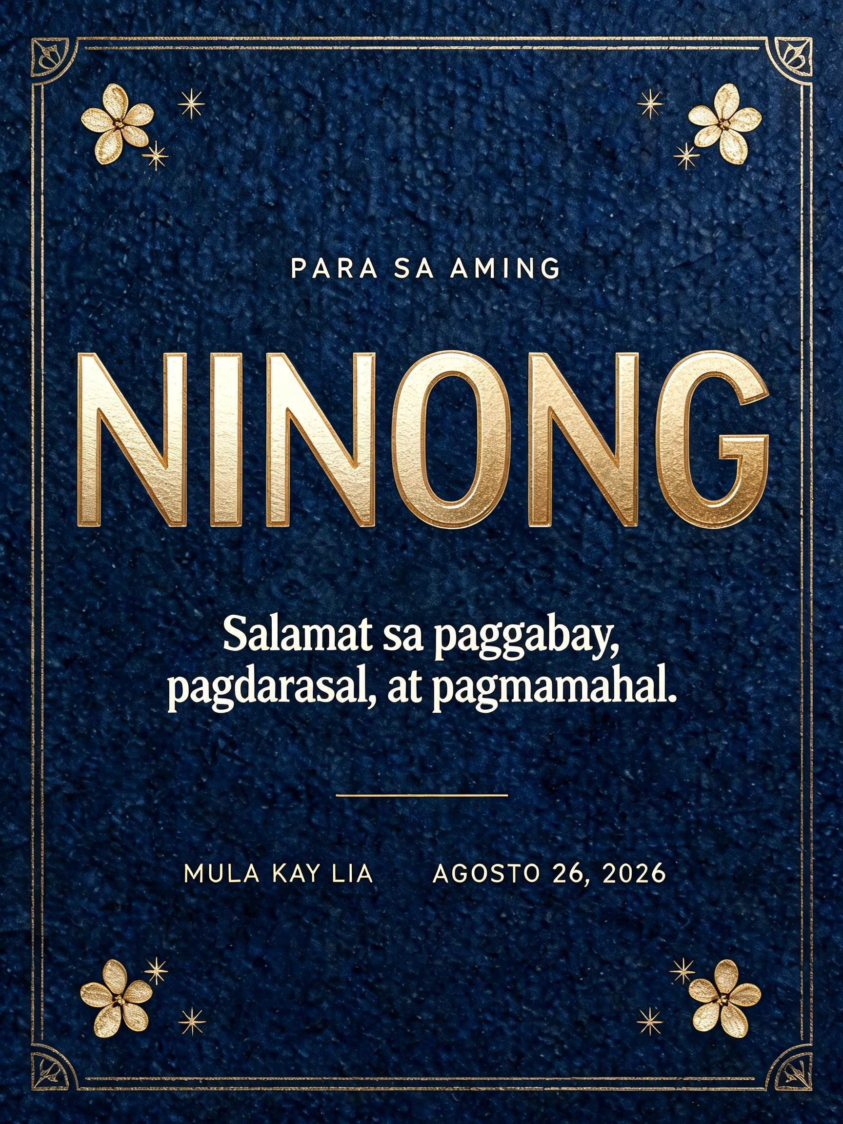 "Ninong" — Racing | AI Text Effect Generator