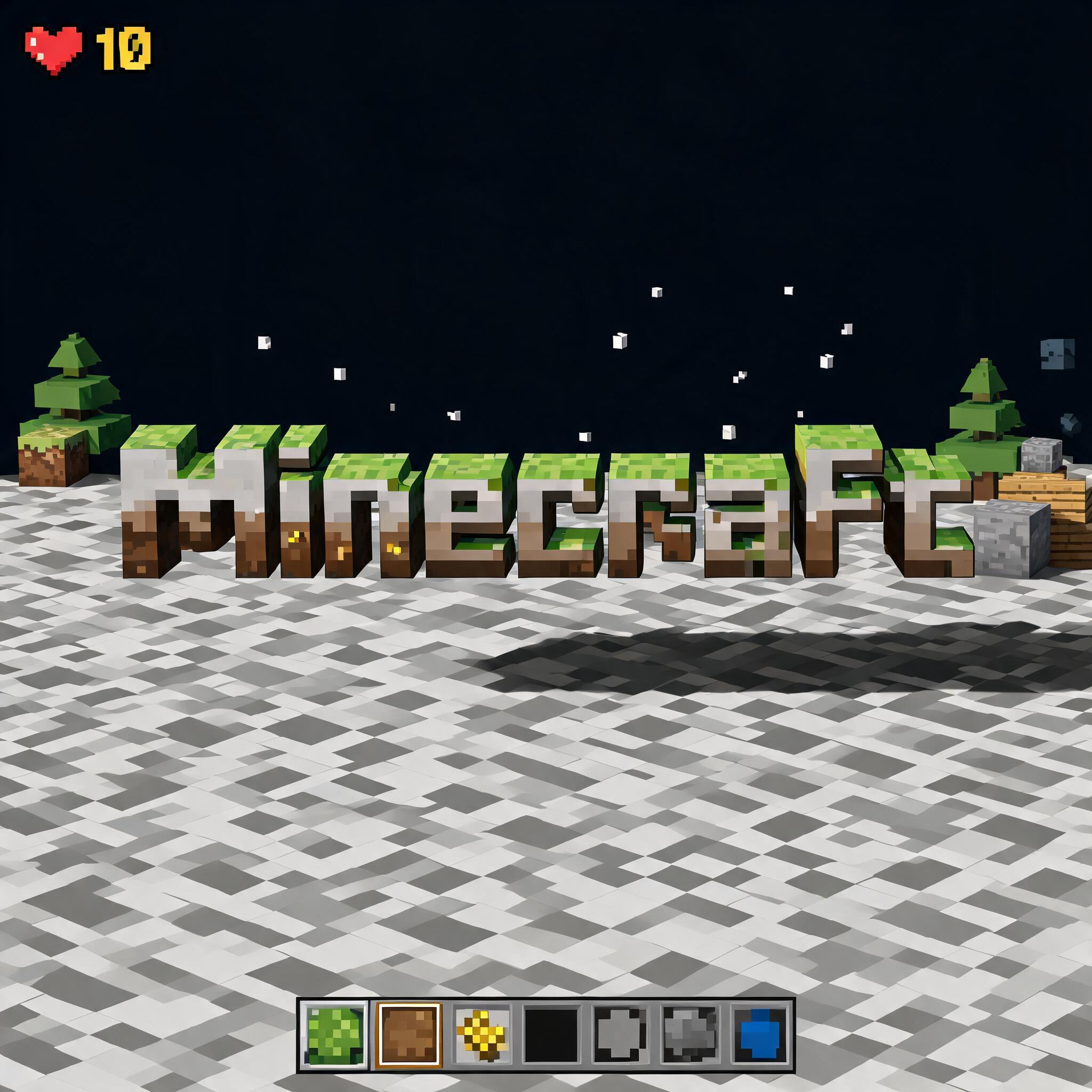 "Minecraft" — Pixel Art | AI Text Effect Generator