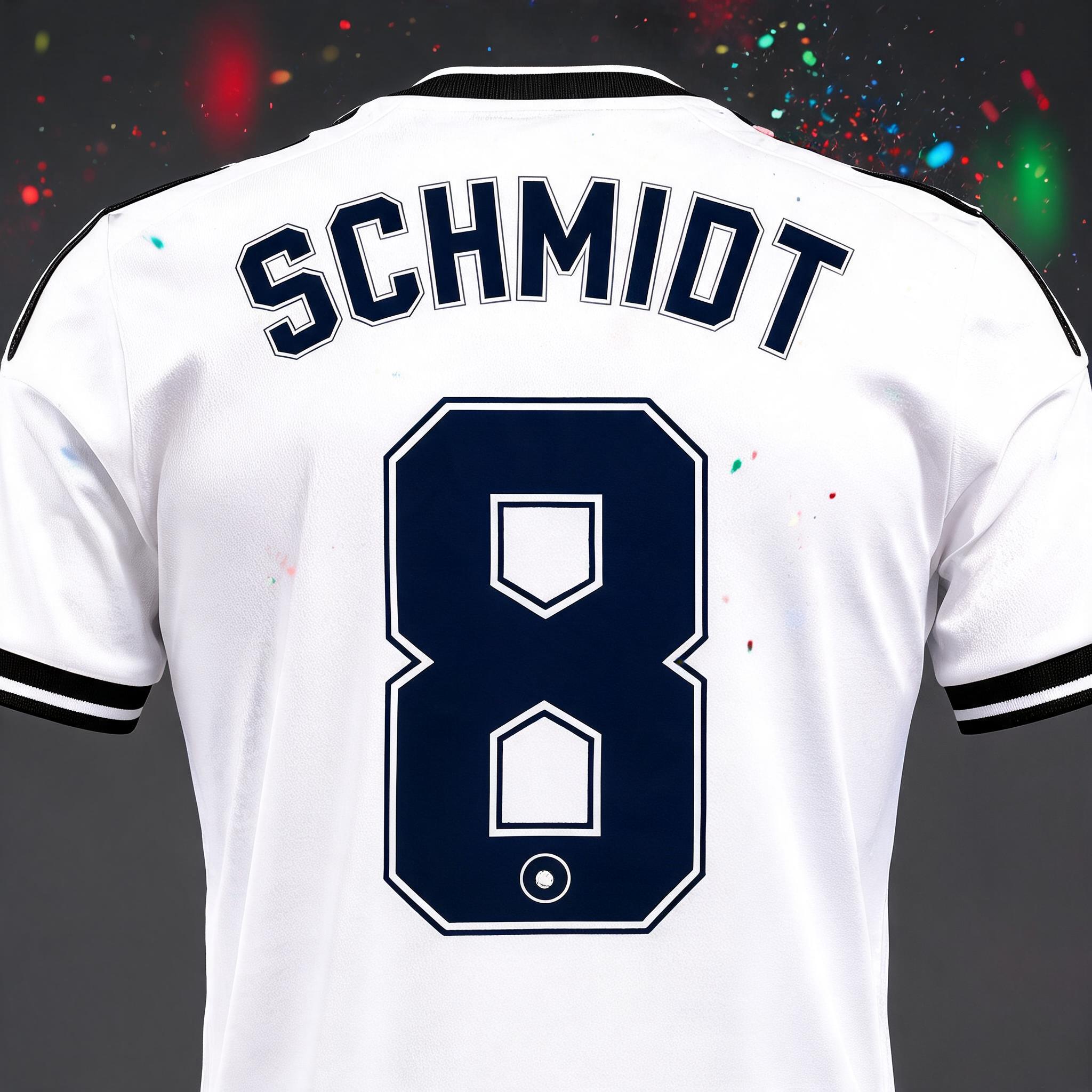 "SCHMIDT
8" — Sports Football | AI Text Effect Generator