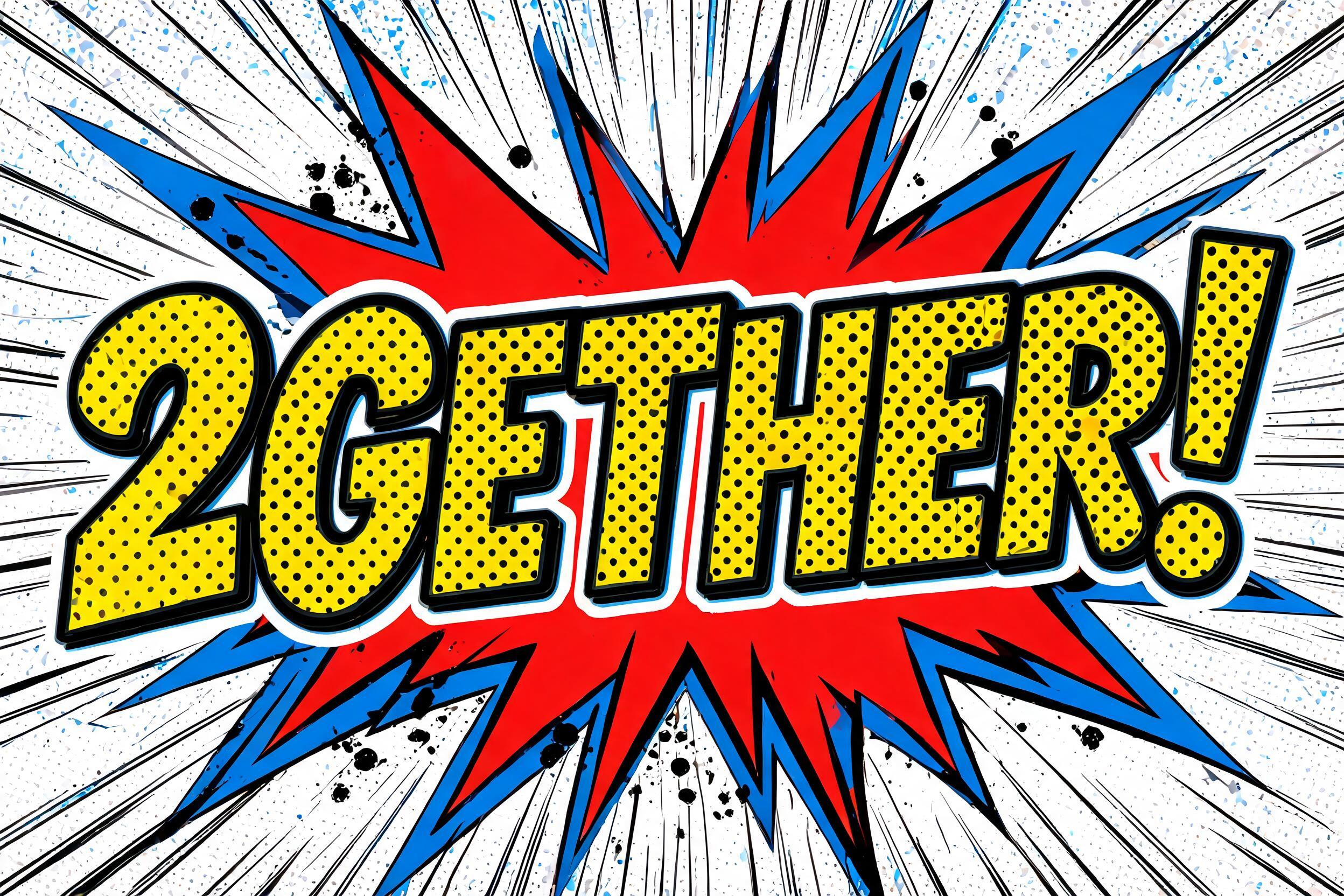 "2GETHER!" — Comic Book | AI Text Effect Generator