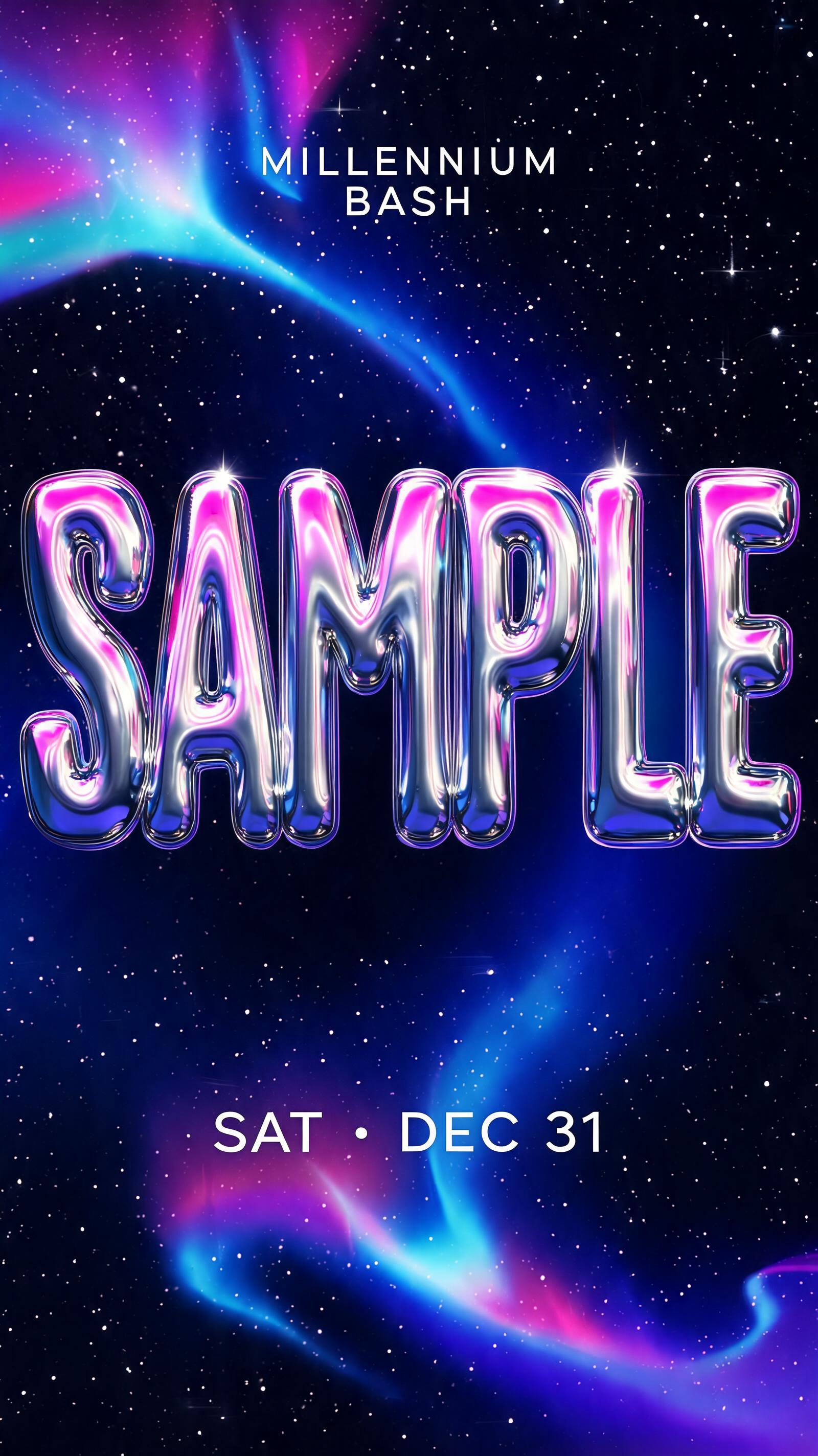 "sample" — Y2k | AI Text Effect Generator