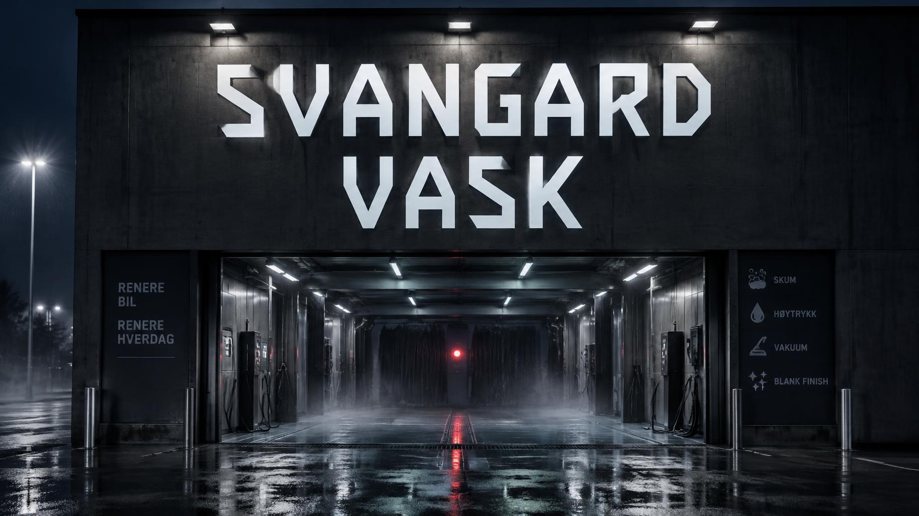 "SVANGARD VASK" —  | AI Text Effect Generator
