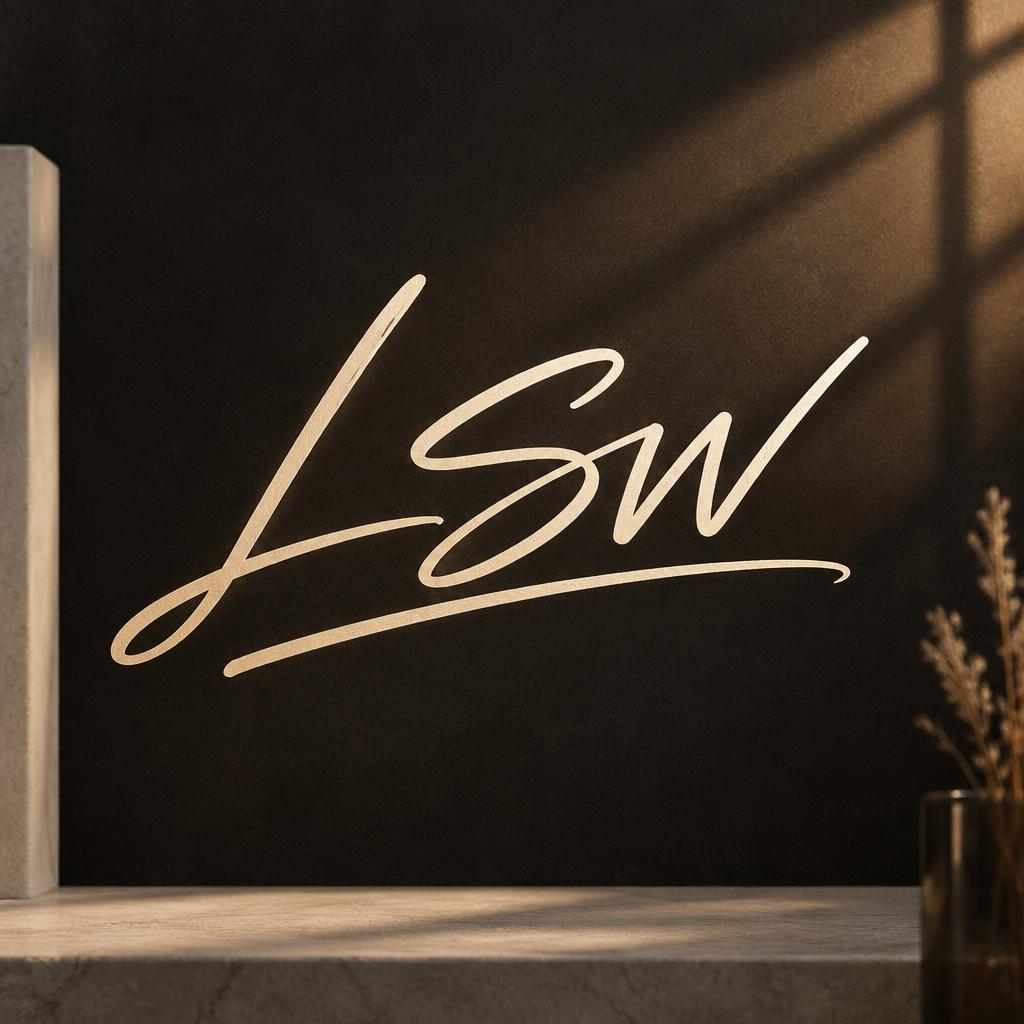 "LSW" —  | AI Text Effect Generator