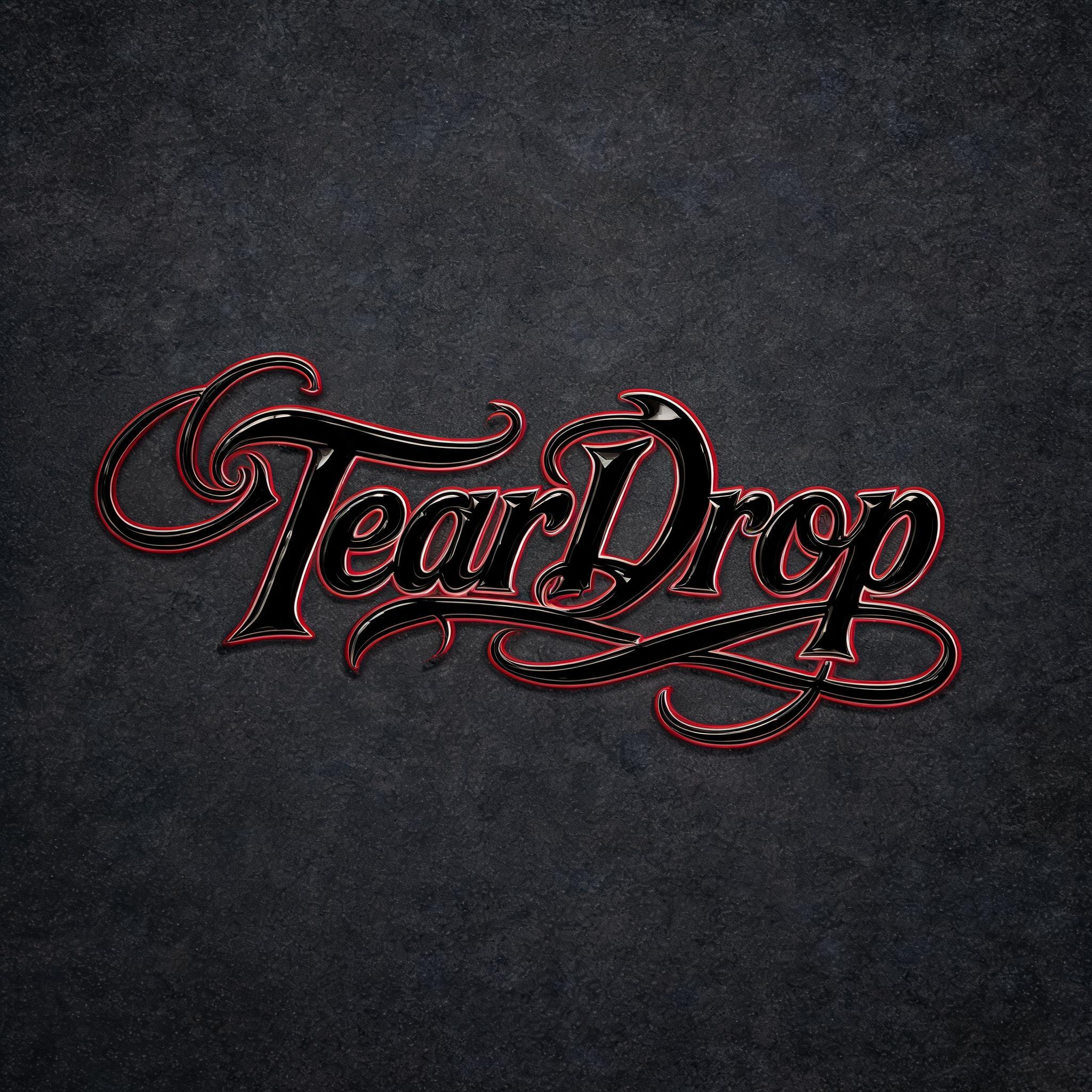 "TearDrop" — Chicano | AI Text Effect Generator