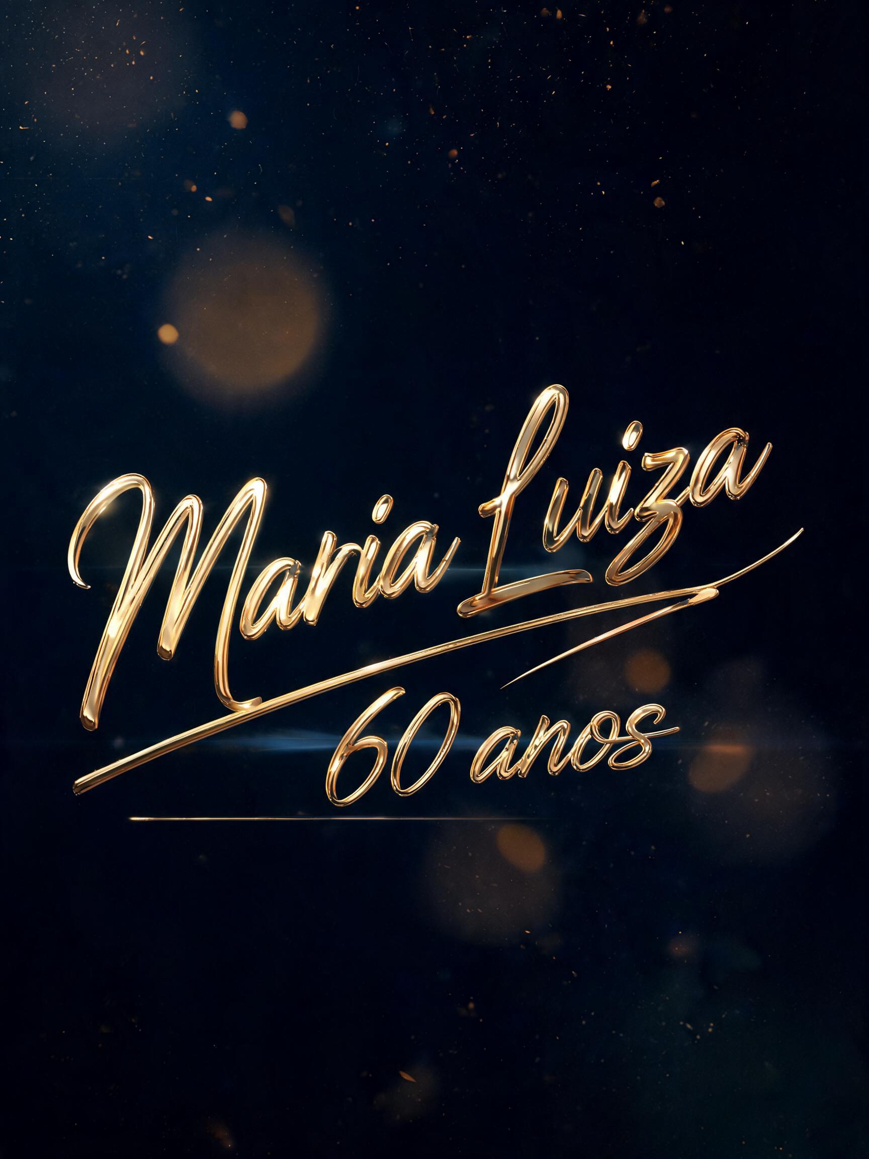 "Maria Luiza 
60 anos" — Cinematic | AI Text Effect Generator