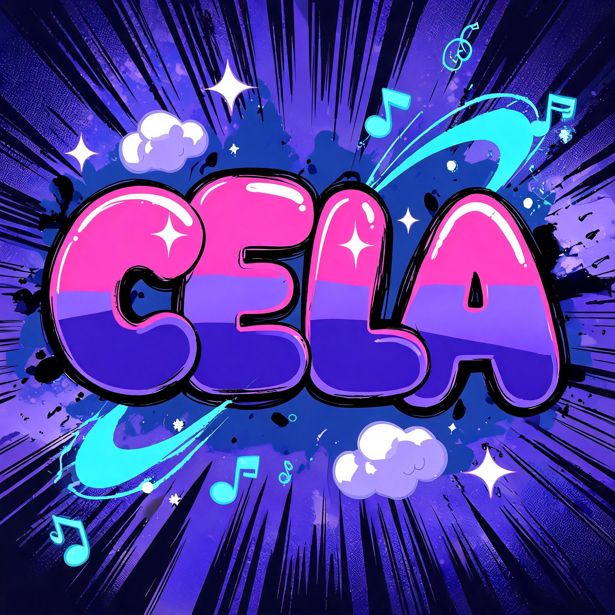 "CELA" — Anime | AI Text Effect Generator