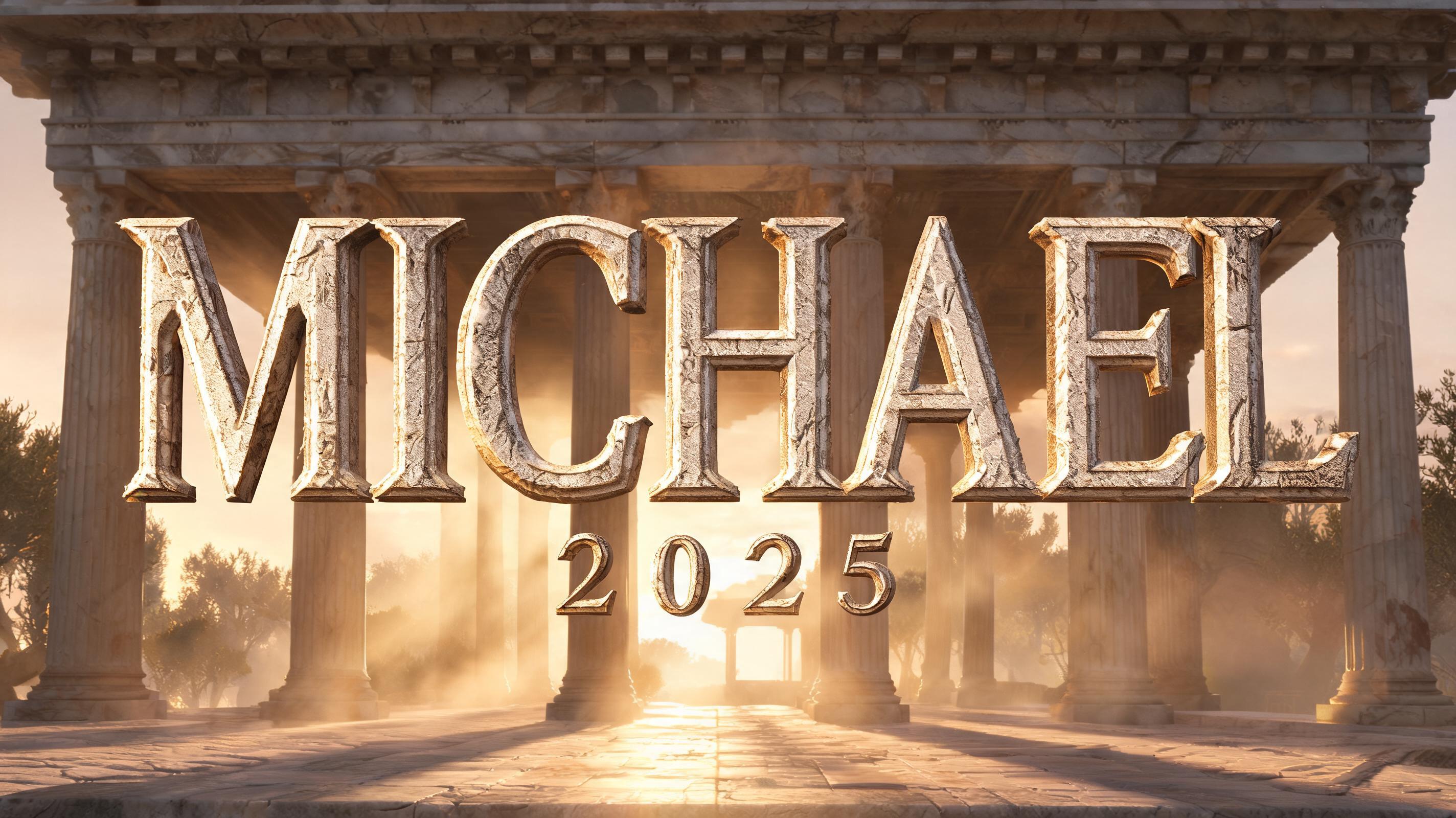 "Michael" — Cinematic | AI Text Effect Generator