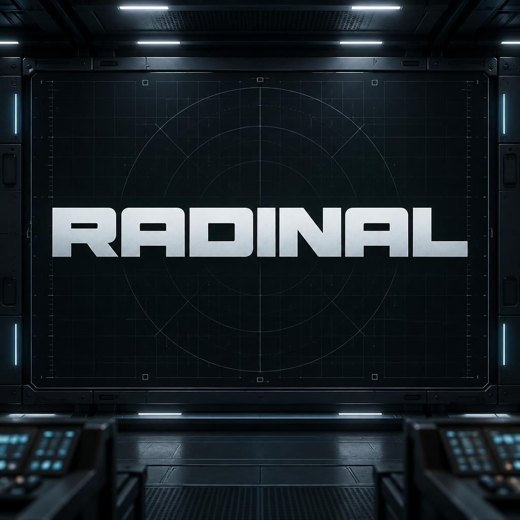 "RADINAL" —  | AI Text Effect Generator