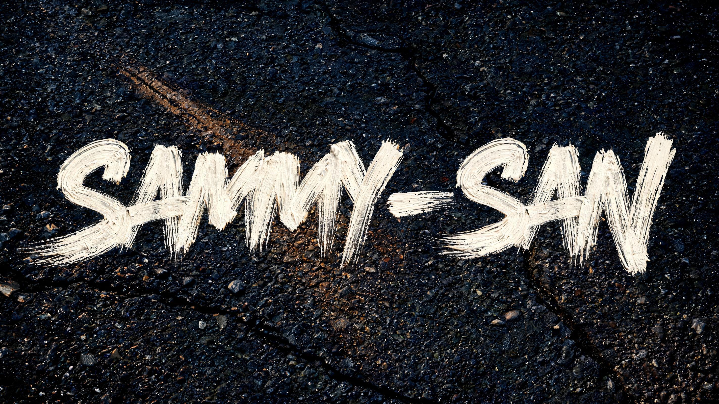 "SAMMY-SAN" — Brush Dry | AI Text Effect Generator