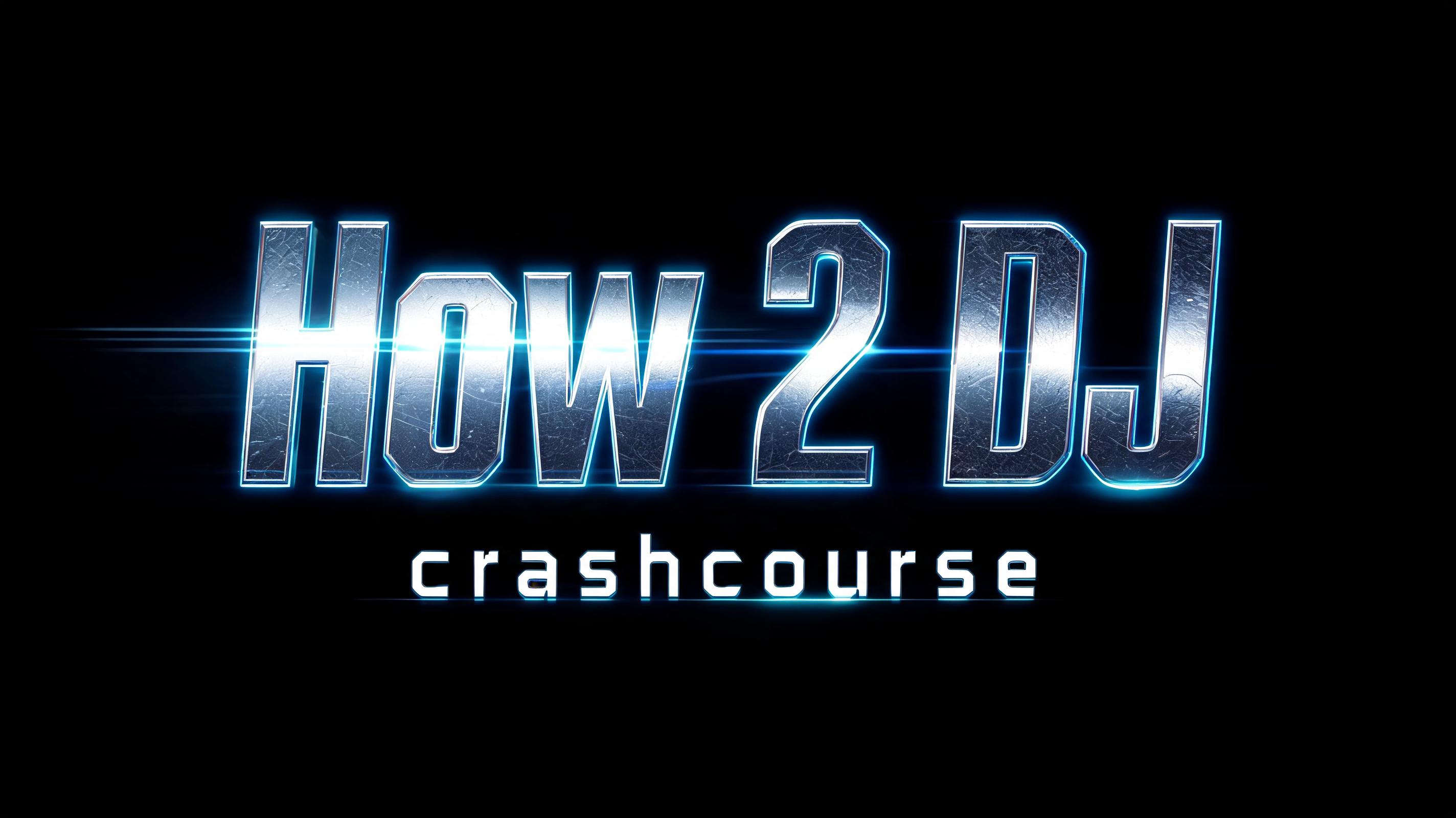 "How 2 DJ crashcourse" — Cinematic | AI Text Effect Generator