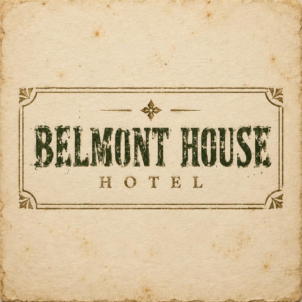 "BELMONT HOUSE
HOTEL" — Vintage | AI Text Effect Generator