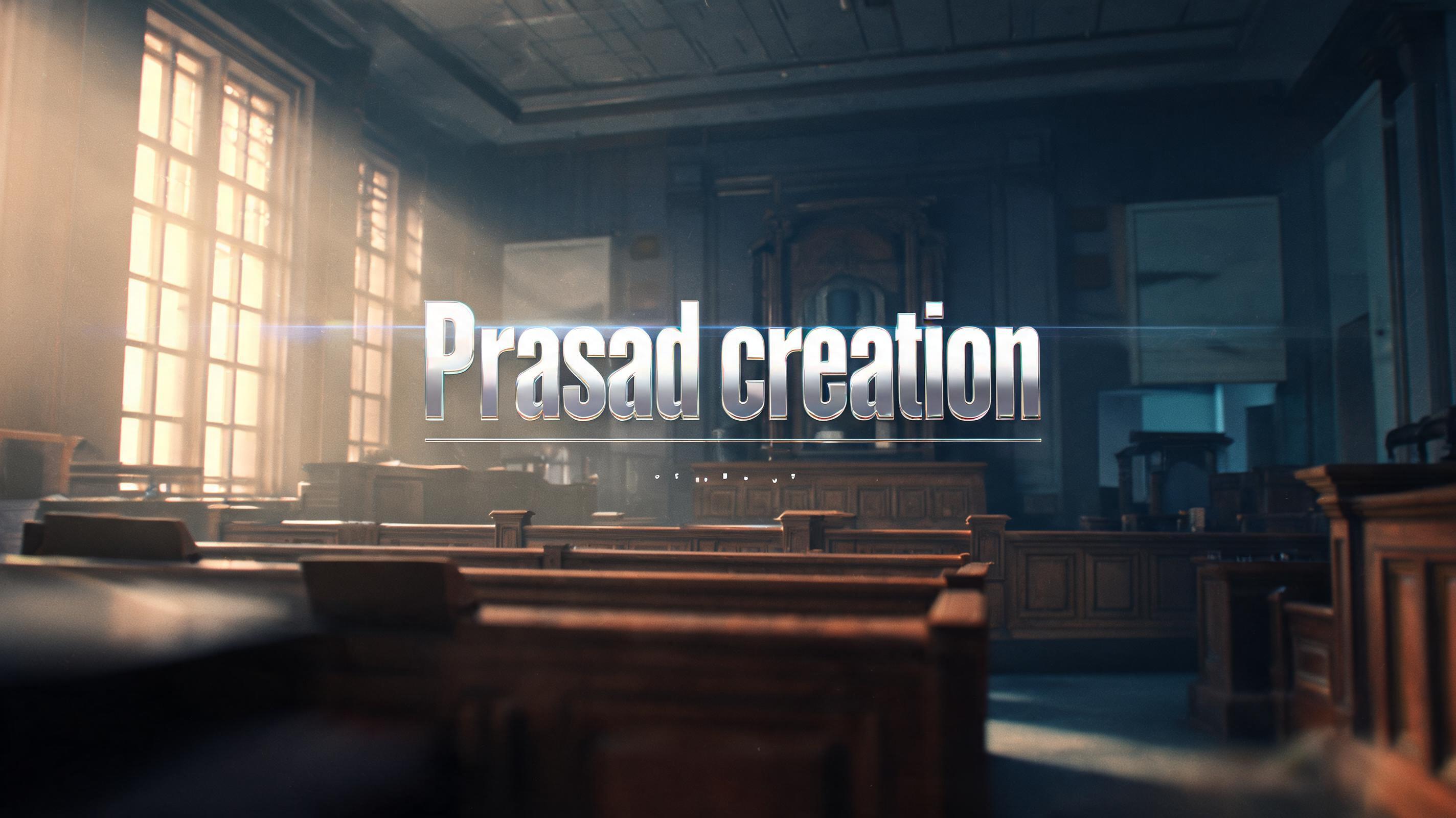 "Prasad creation " — Cinematic Netflix | AI Text Effect Generator