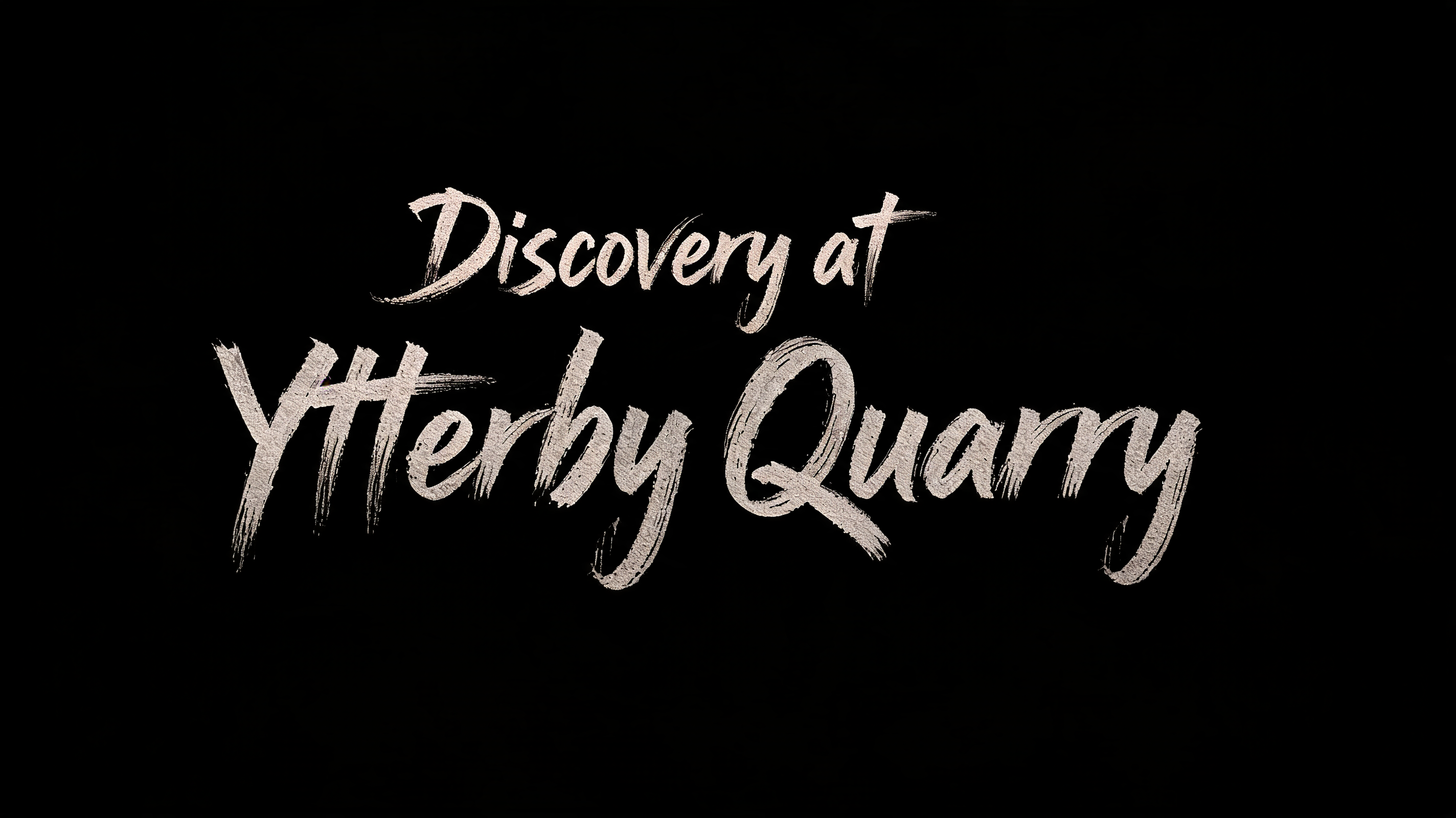 "Discovery at Ytterby Quarry" — Brush Japanese Ink | AI Text Effect Generator