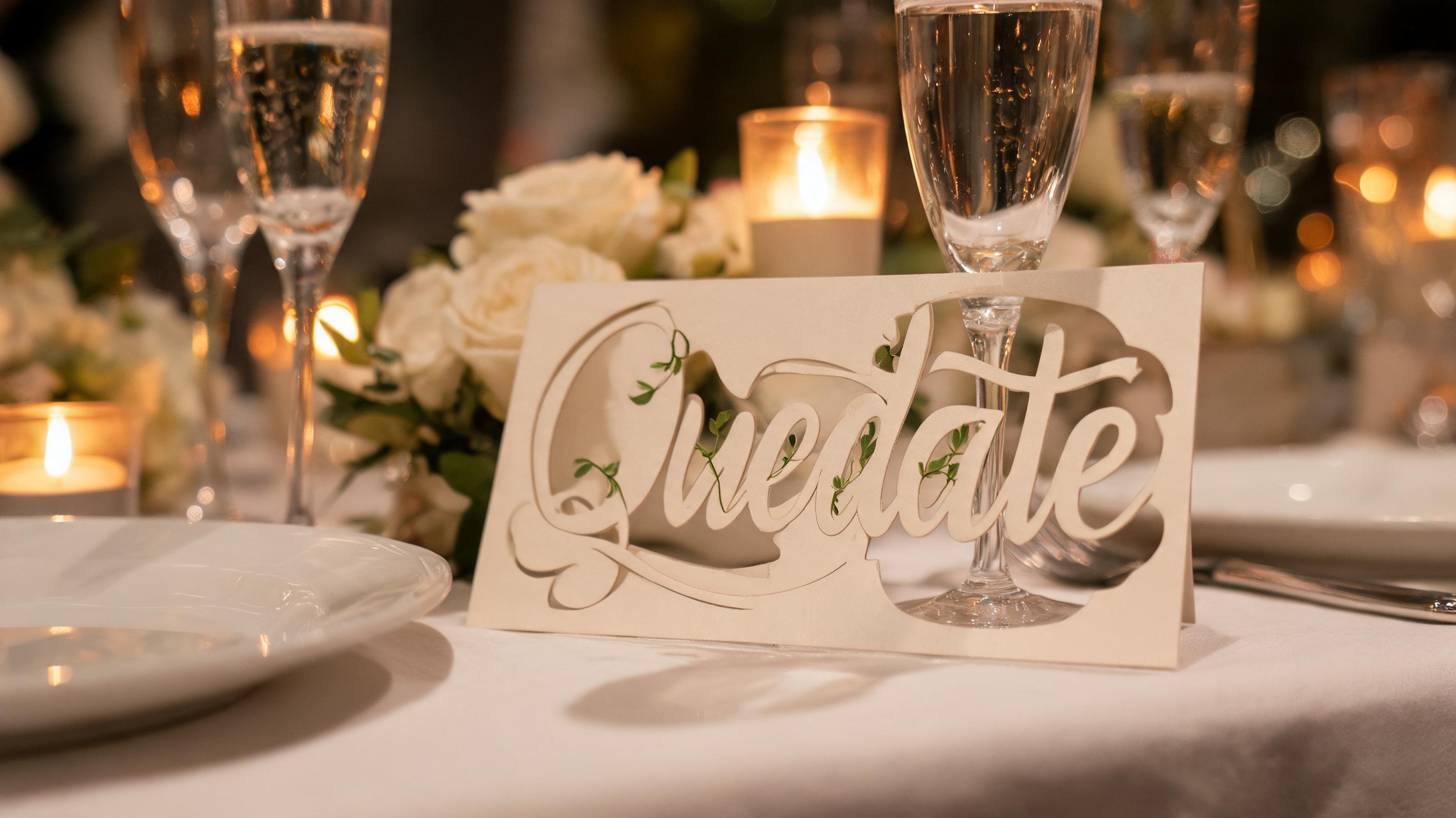 "Quédate" — Laser Cut | AI Text Effect Generator
