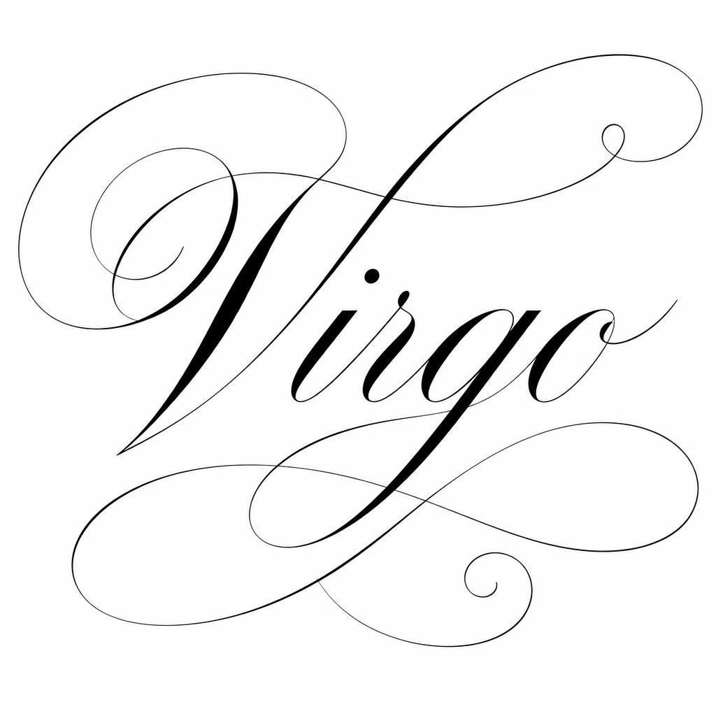 "Virgo" —  | AI Text Effect Generator