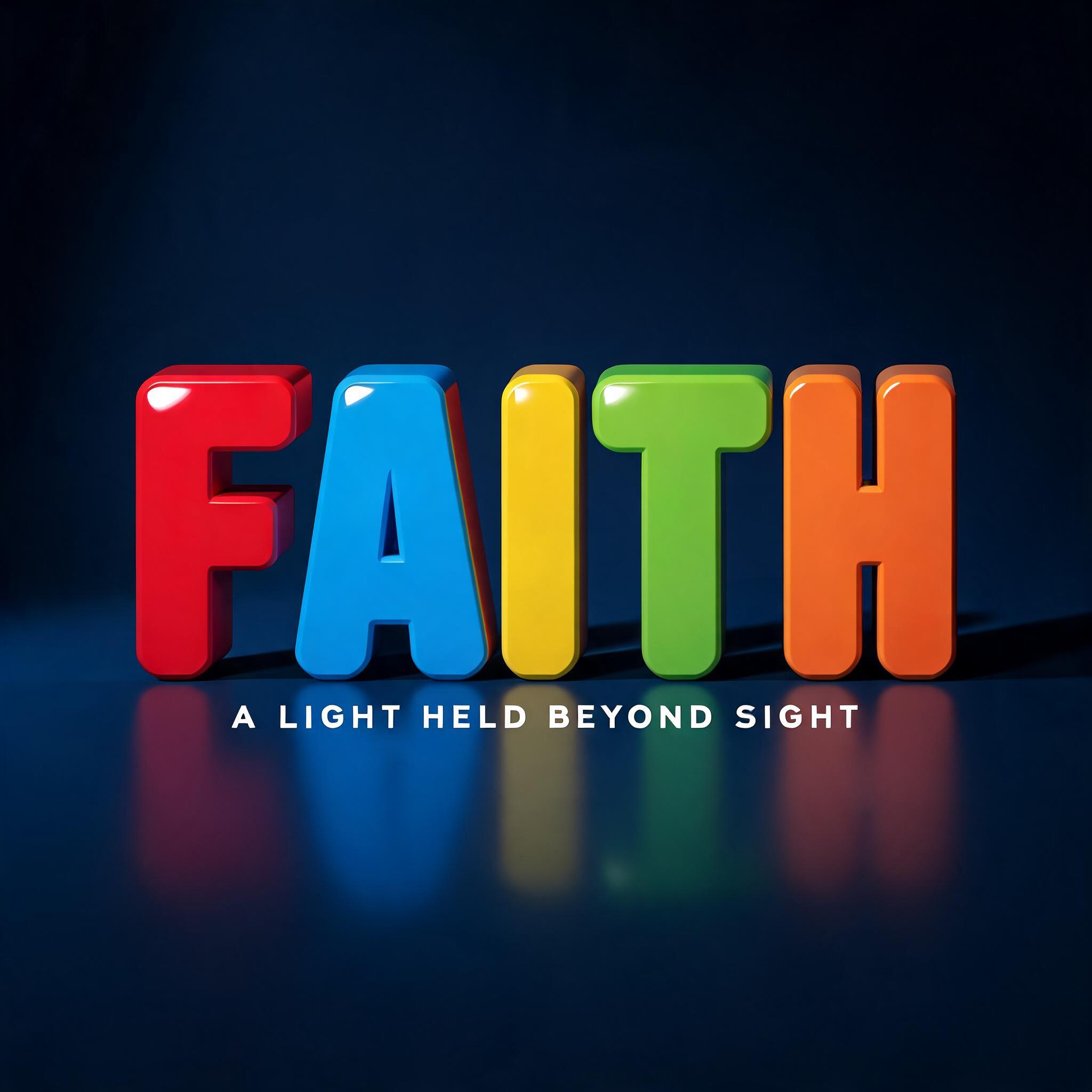 "create the word faith" — 3d Bold | AI Text Effect Generator