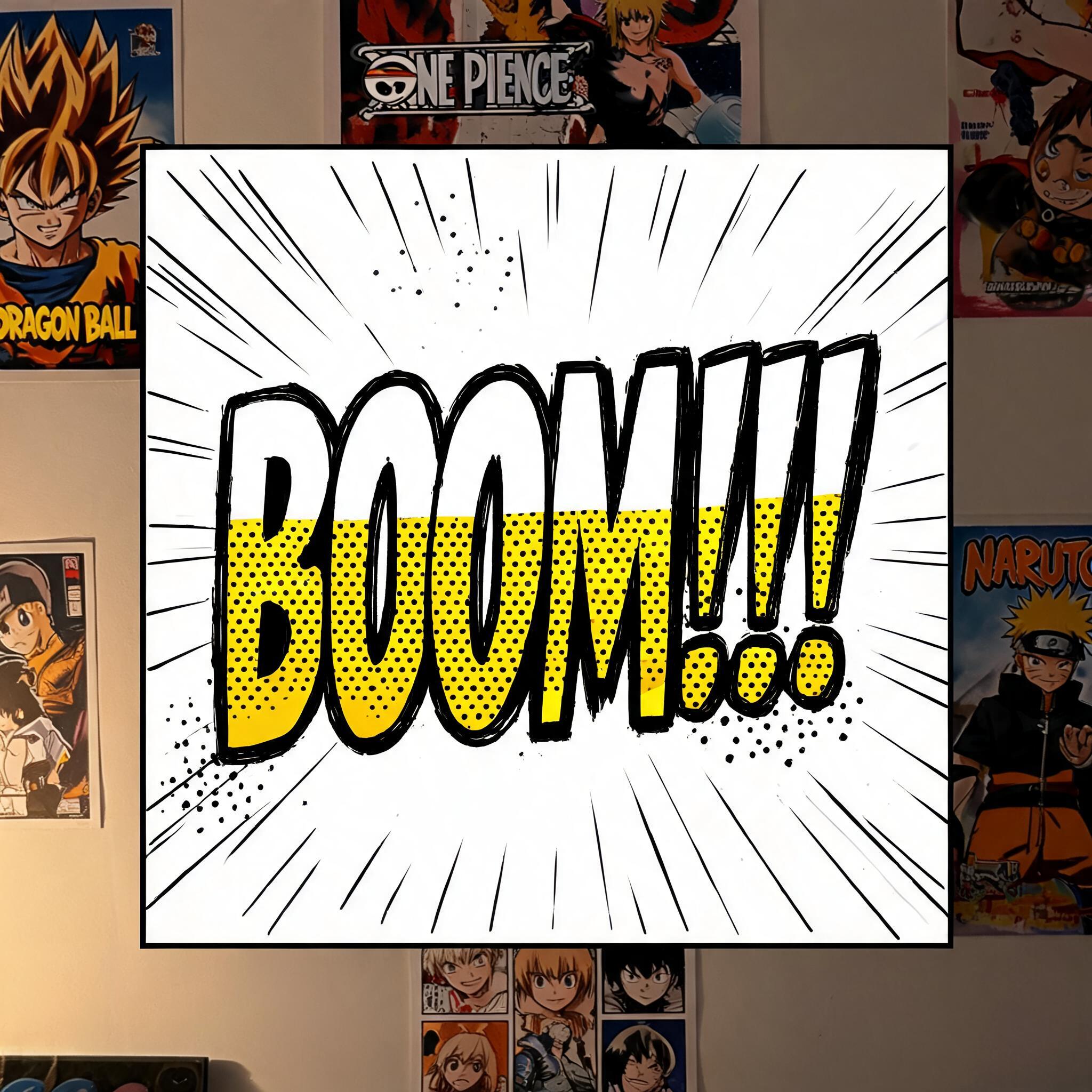 "BOOM!!!!" — Comic Book | AI Text Effect Generator