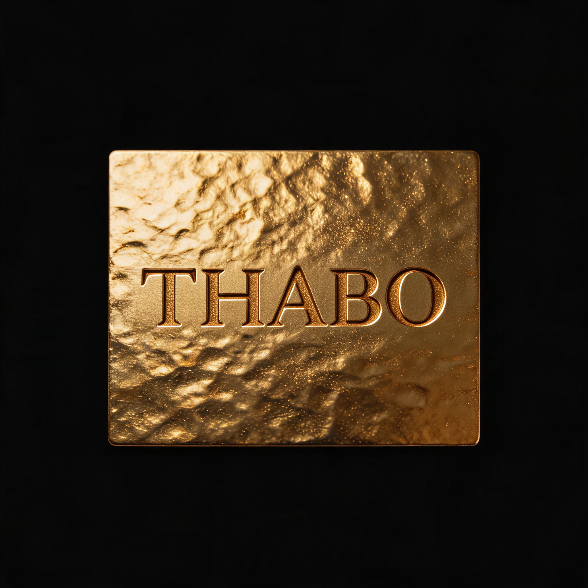 "THABO" — Birthday Luxury text effect