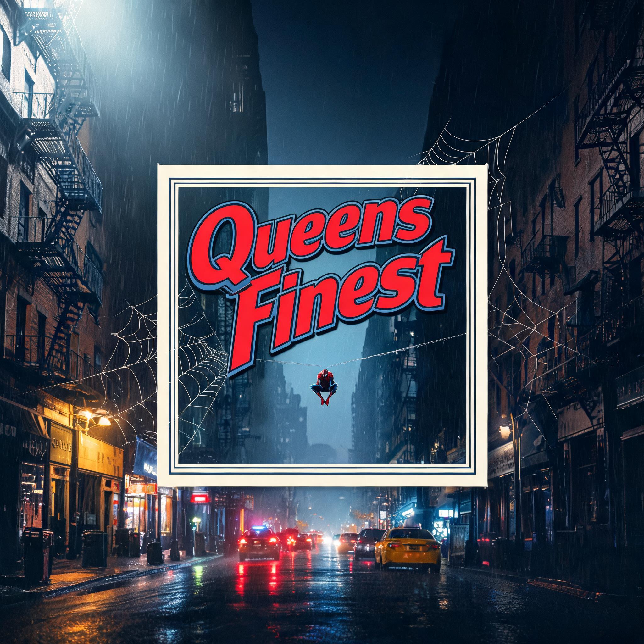 "Queens
Finest" — Spider Hero | AI Text Effect Generator