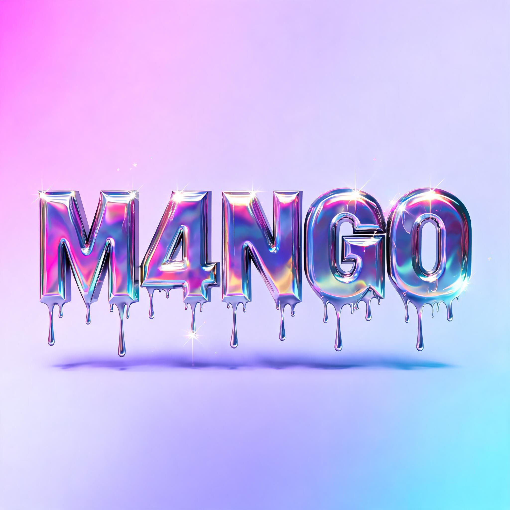"M4NGO" — Y2k Liquid | AI Text Effect Generator