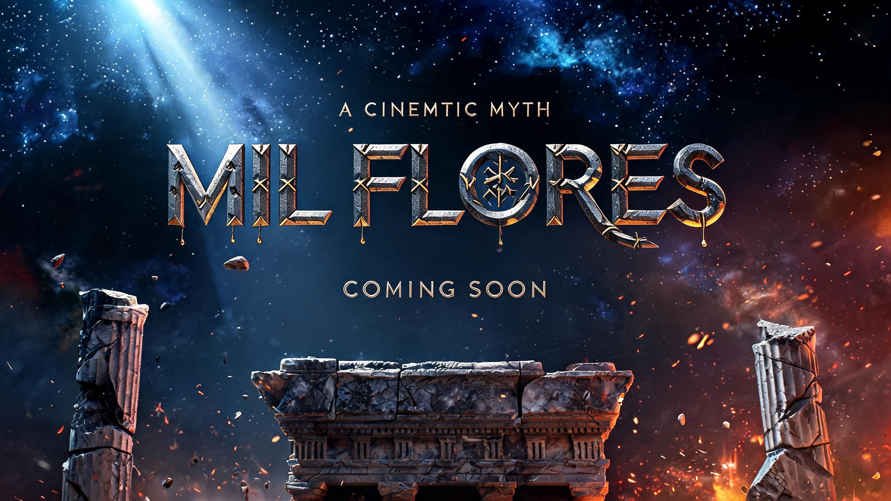 "" — Viking text effect