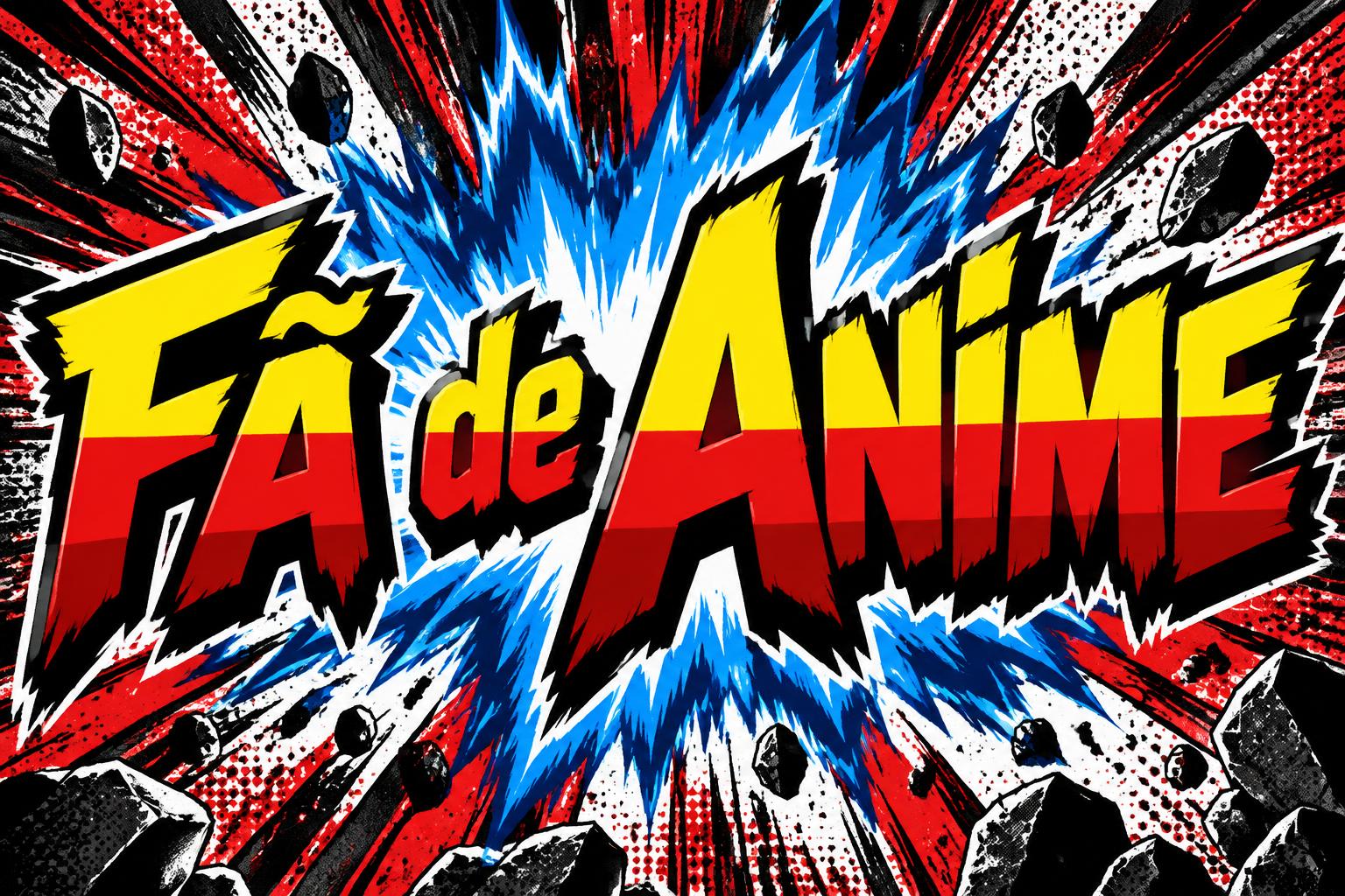 "Um texto anime que diga «Fã de Anime»" — Anime | AI Text Effect Generator